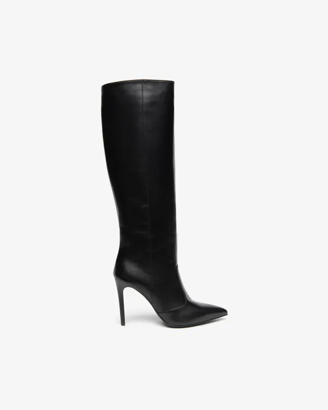 Nerogiardini Bottes bottes femme cuir talon 95 mm