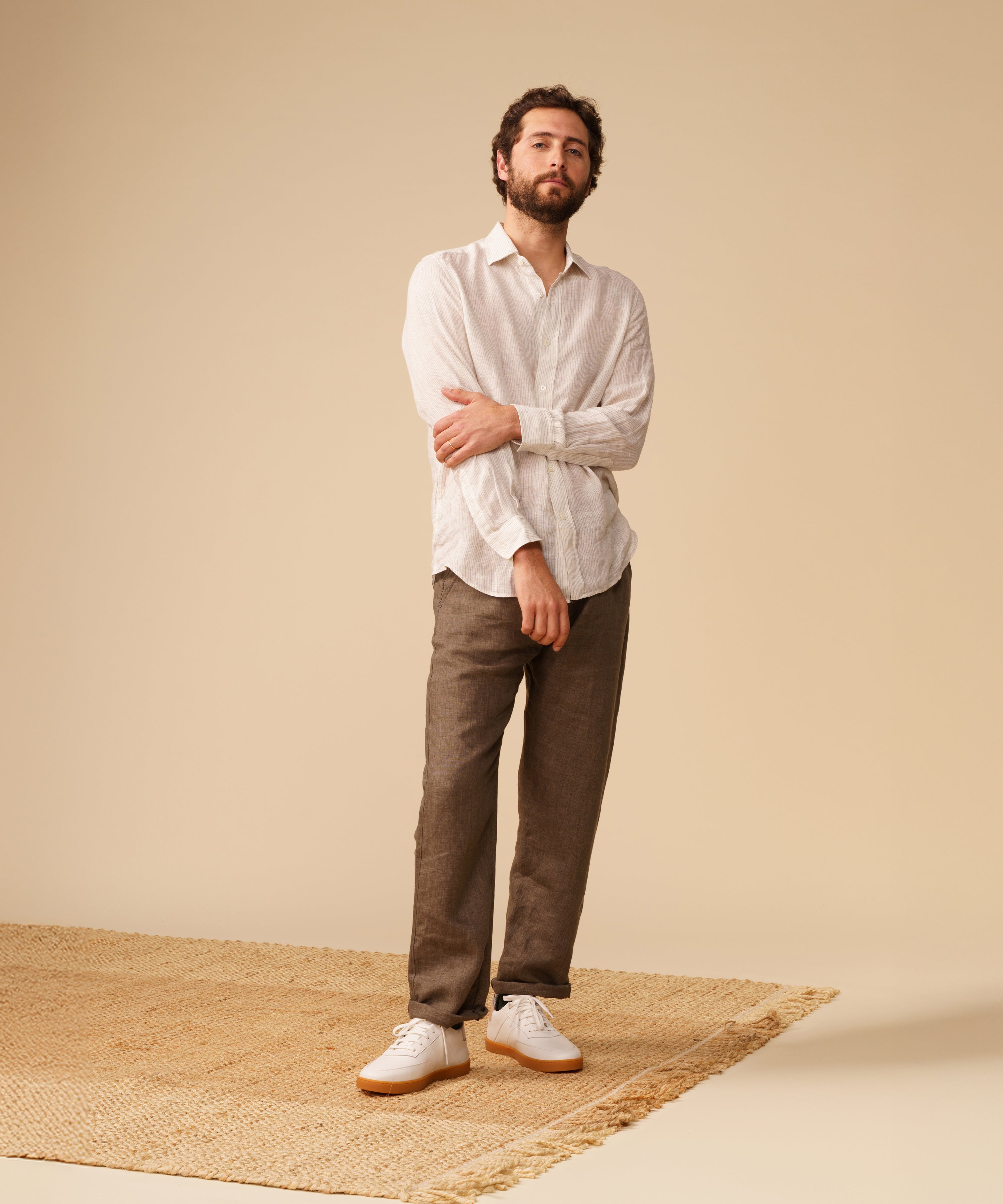 JAK Atlas II White Nude sneakers cuir pointure 37-46