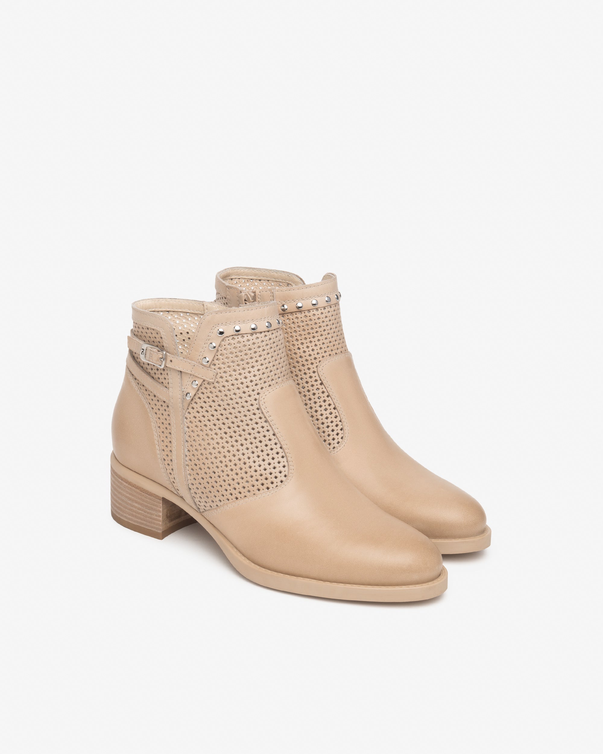 Nerogiardini Bottines Bottines Femme Cuir Memory
