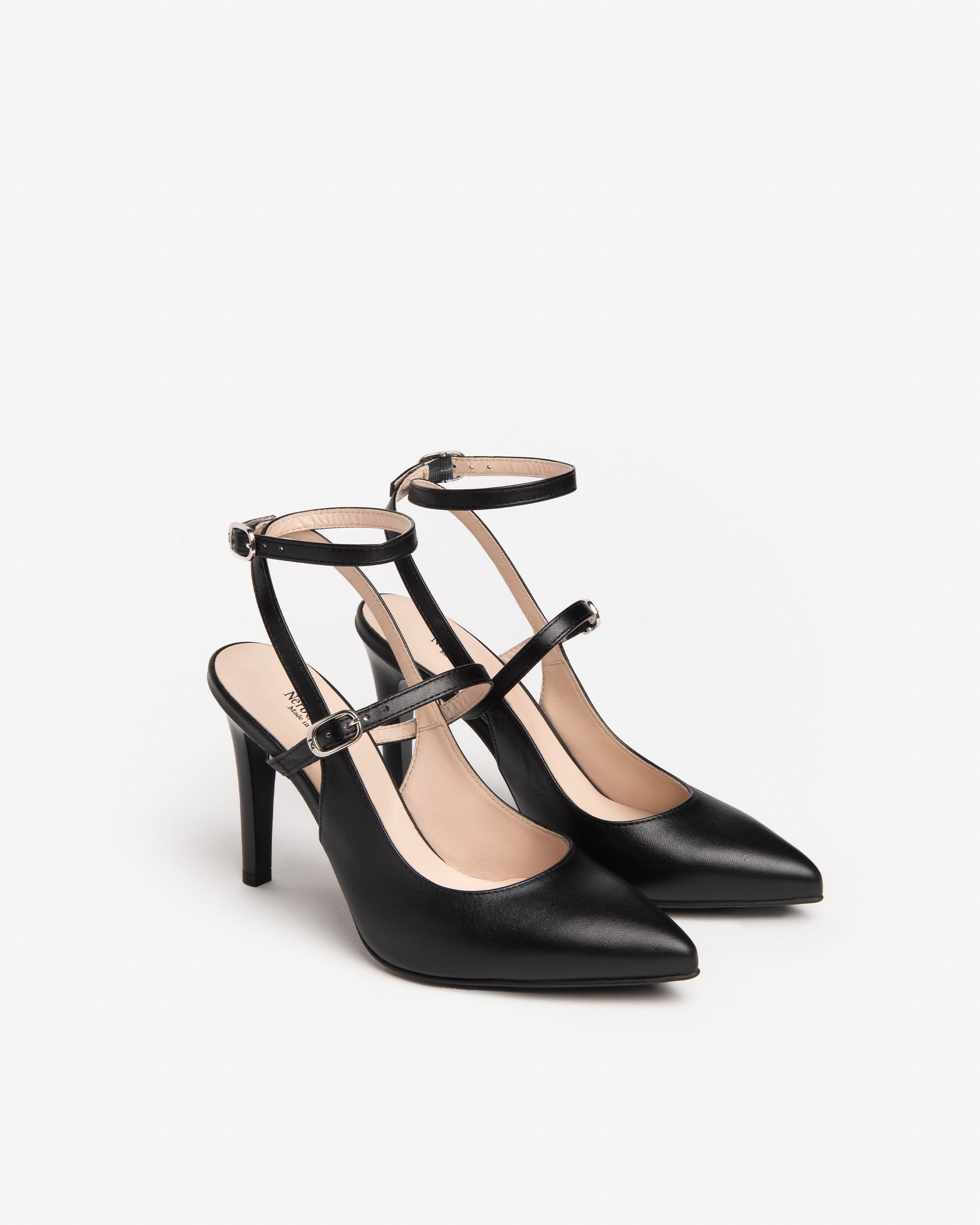 NeroGiardini Escarpins Slingback Cuir Femme Italie