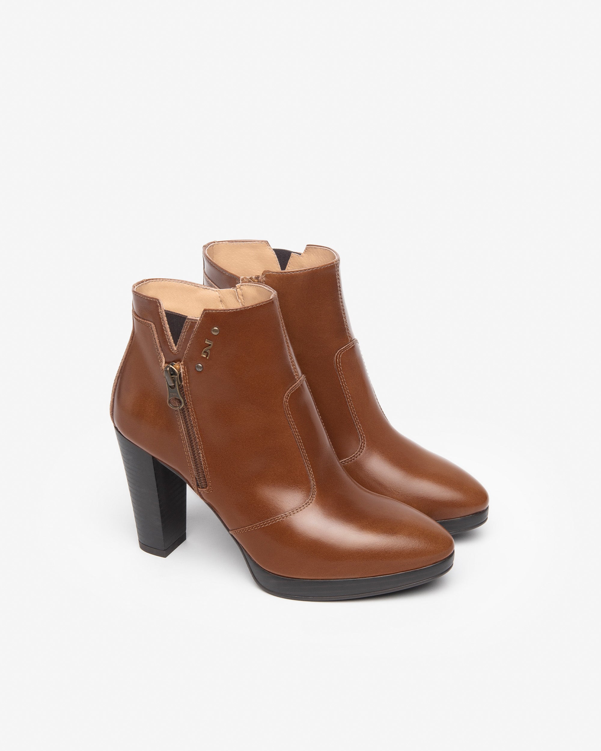 Nerogiardini Bottines cuir femme hiver Made in Italy