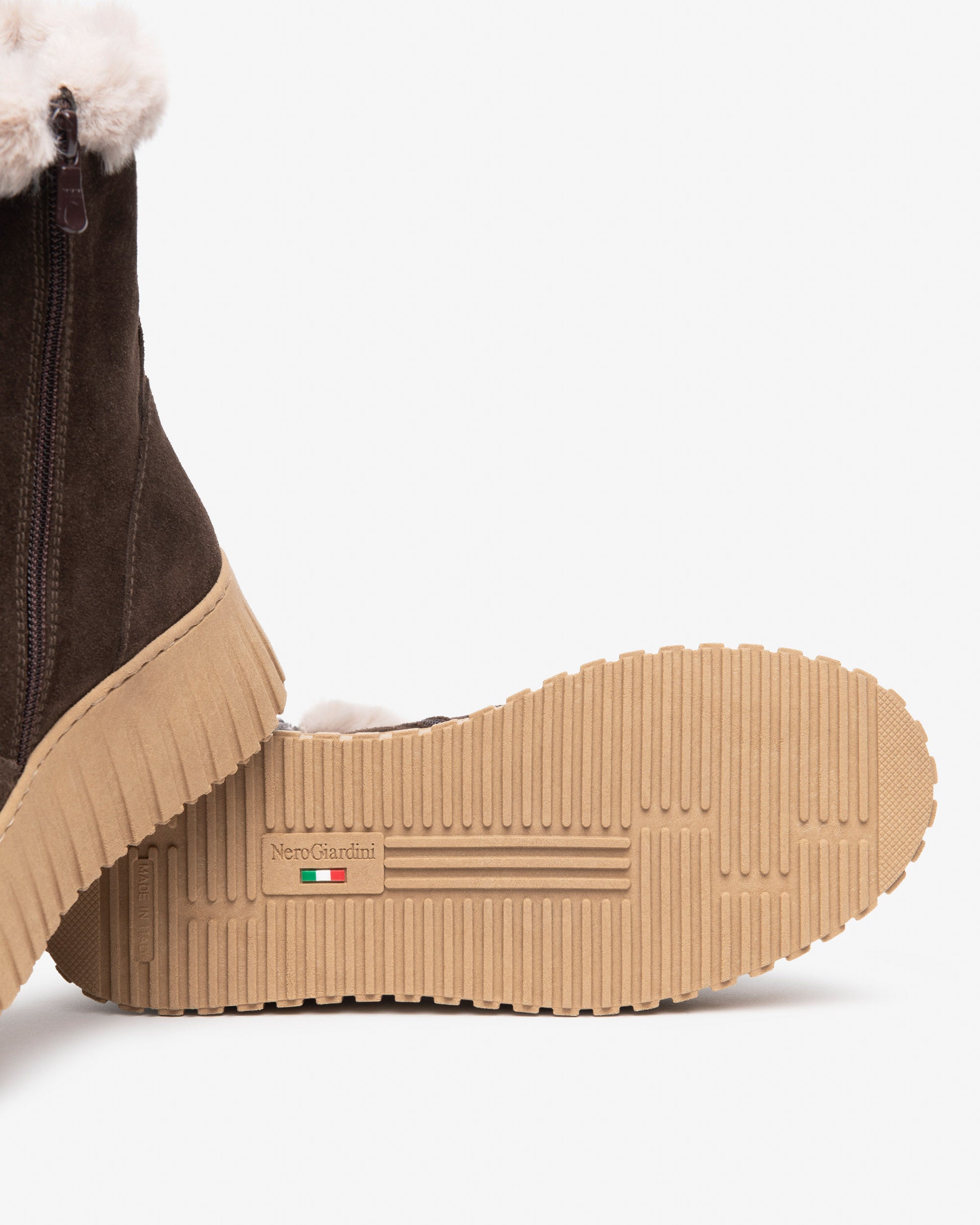 Nerogiardini Bottines Femme bottines velours daim zip 50 mm