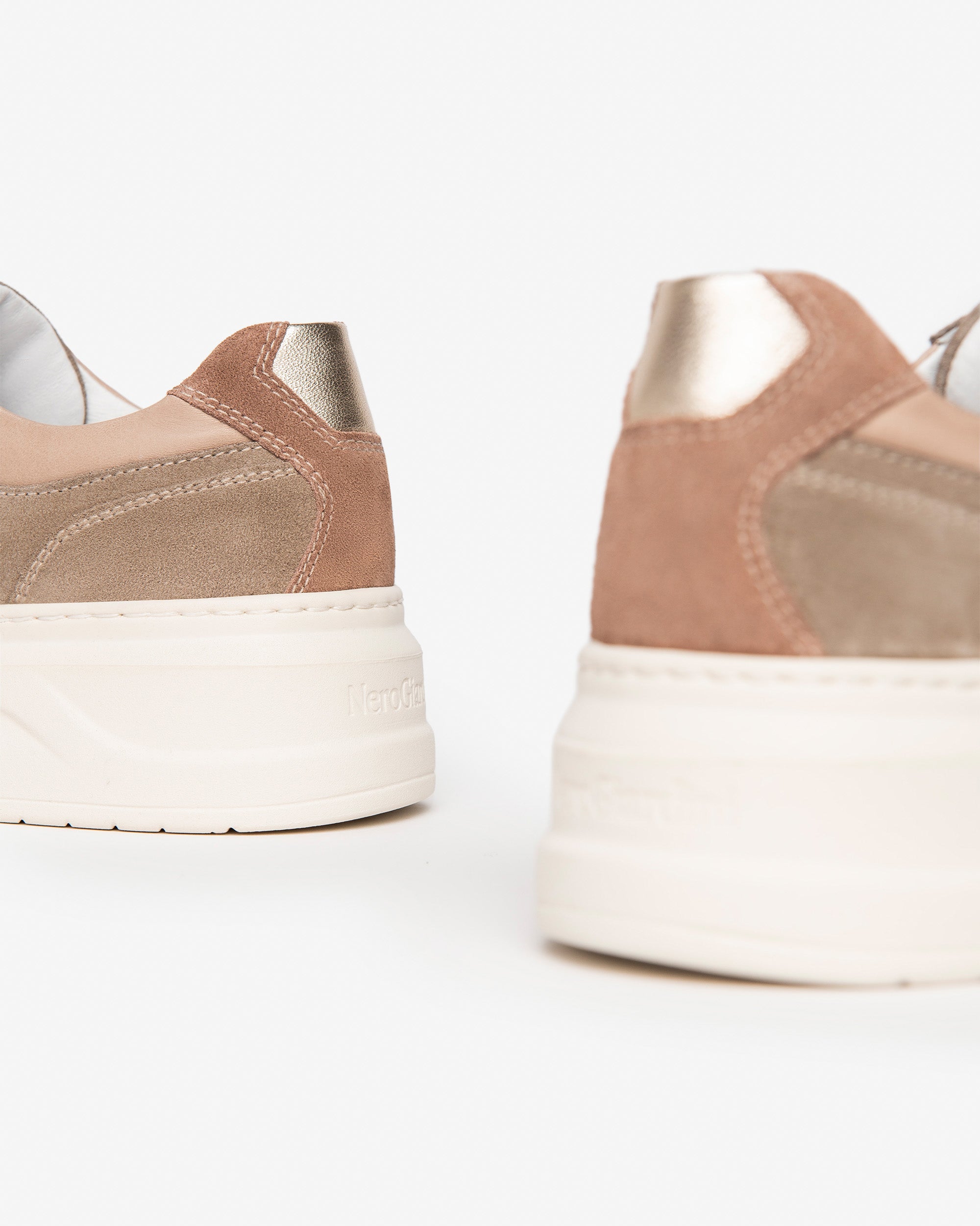 NeroGiardini Sneakers femme velours cuir DryGo