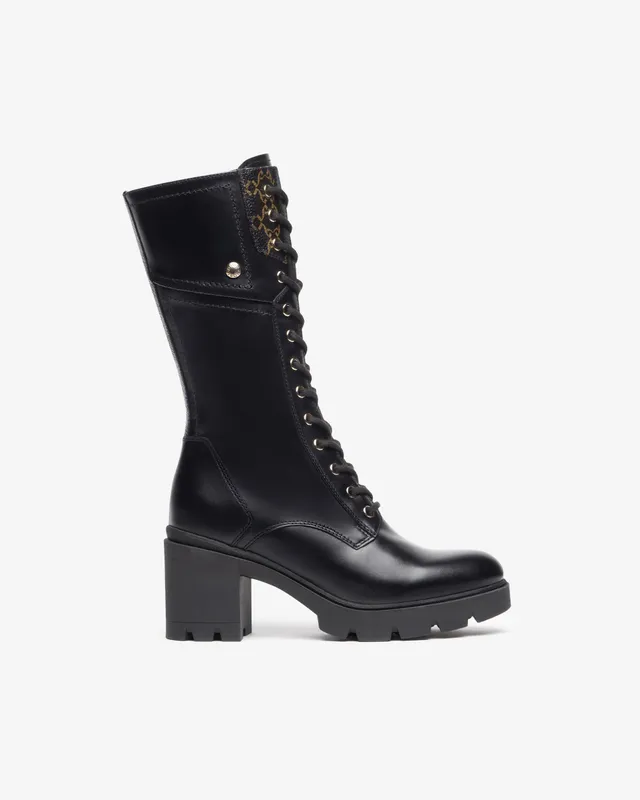 Nerogiardini Bottes Bottes Cuir Femme Détails Métal