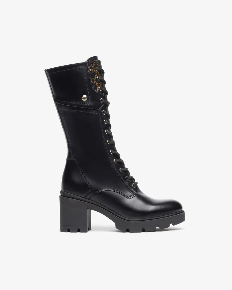 Nerogiardini Bottes Bottes Cuir Femme Détails Métal