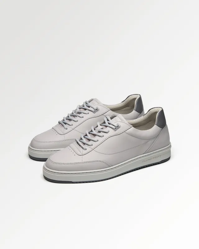Filling Pieces Mondo Trim All Grey sneakers gris cuir