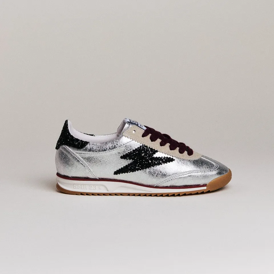 SMR Joyce C134 baskets argent bordeaux pointure 36-40