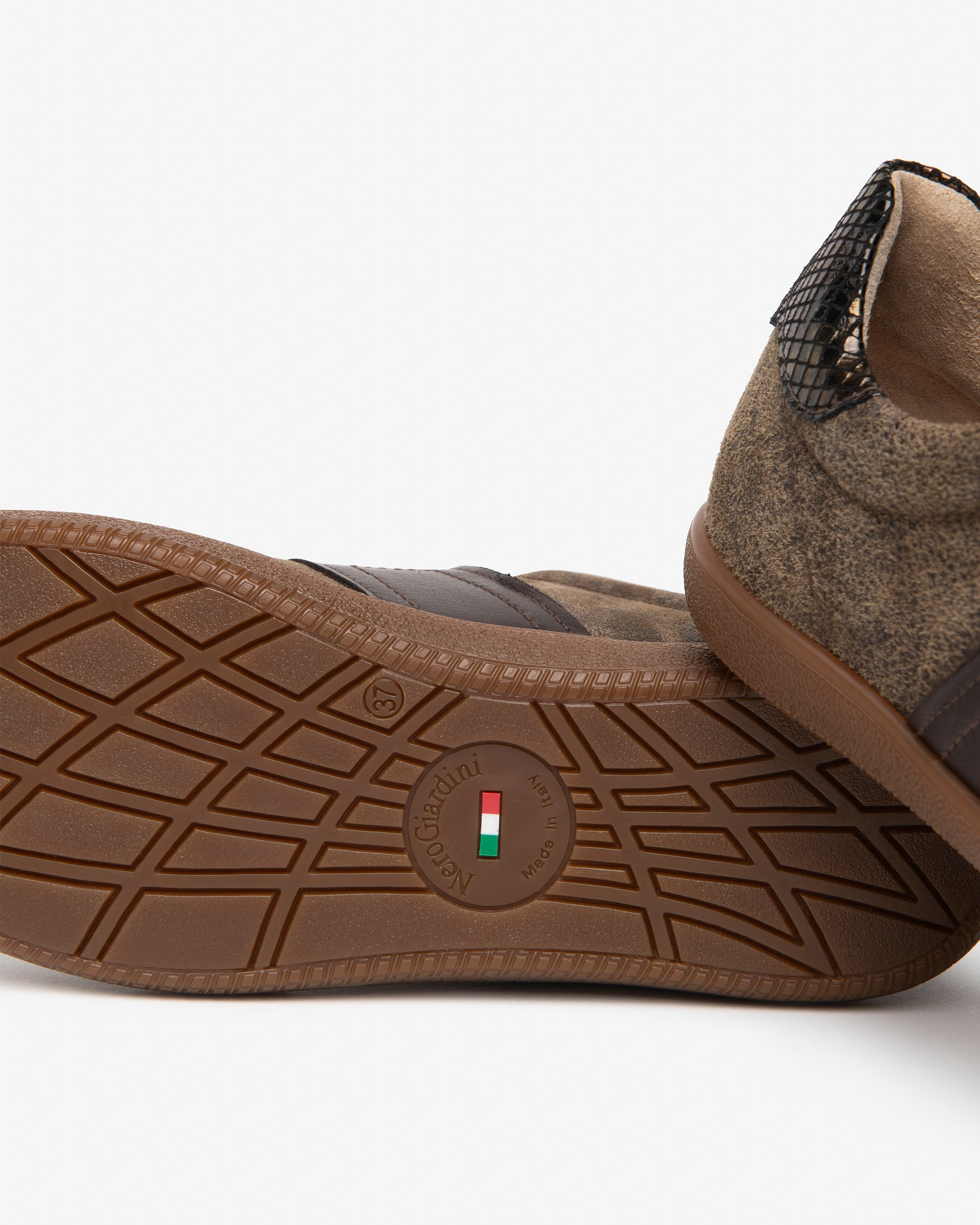 NeroGiardini Sneakers Femme Cuir Vieilli Python