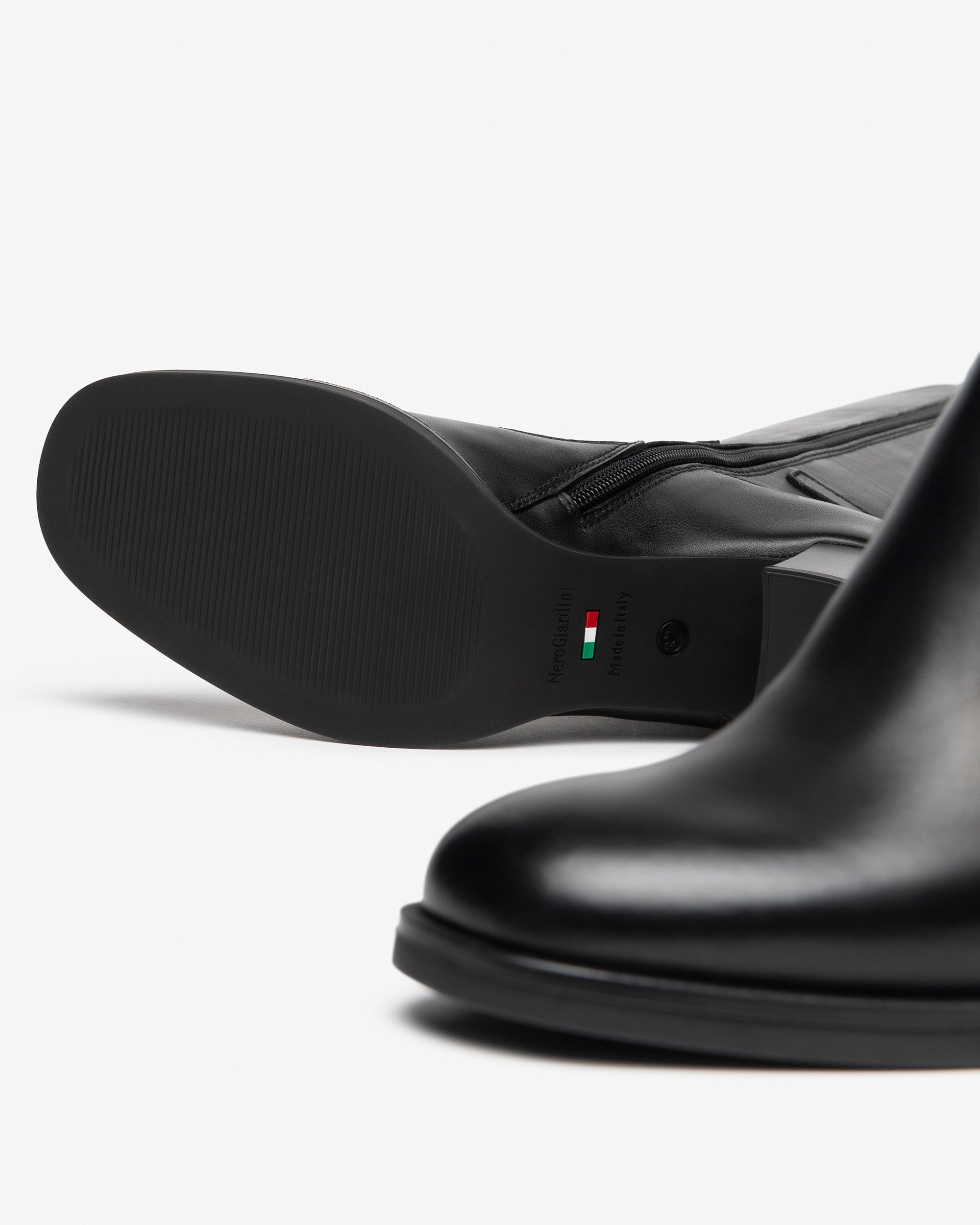 NeroGiardini Bottes Femme Cuir Talon 75mm Taille 38