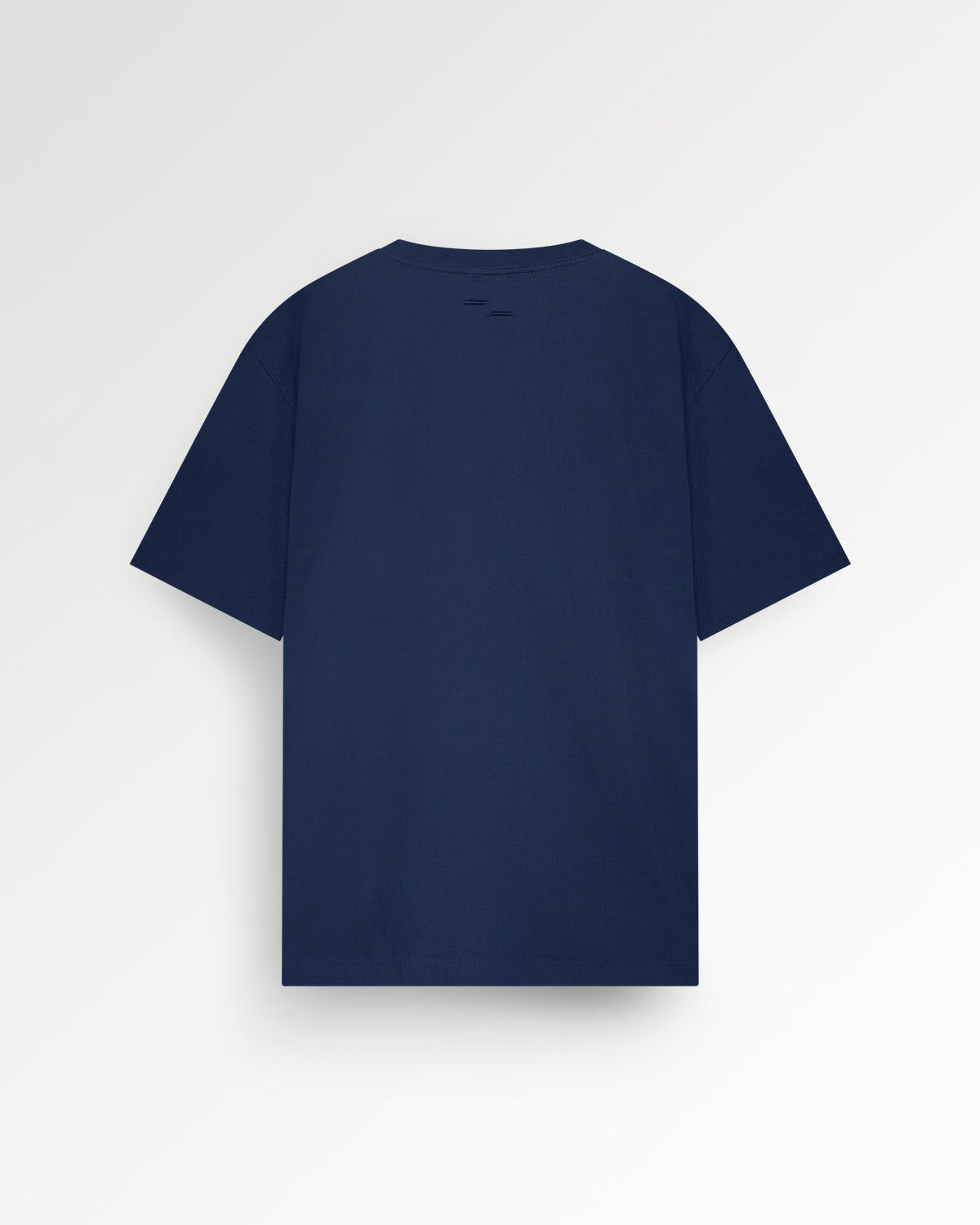 Filling Pieces Embroidered Knot T-shirt Navy coton bio