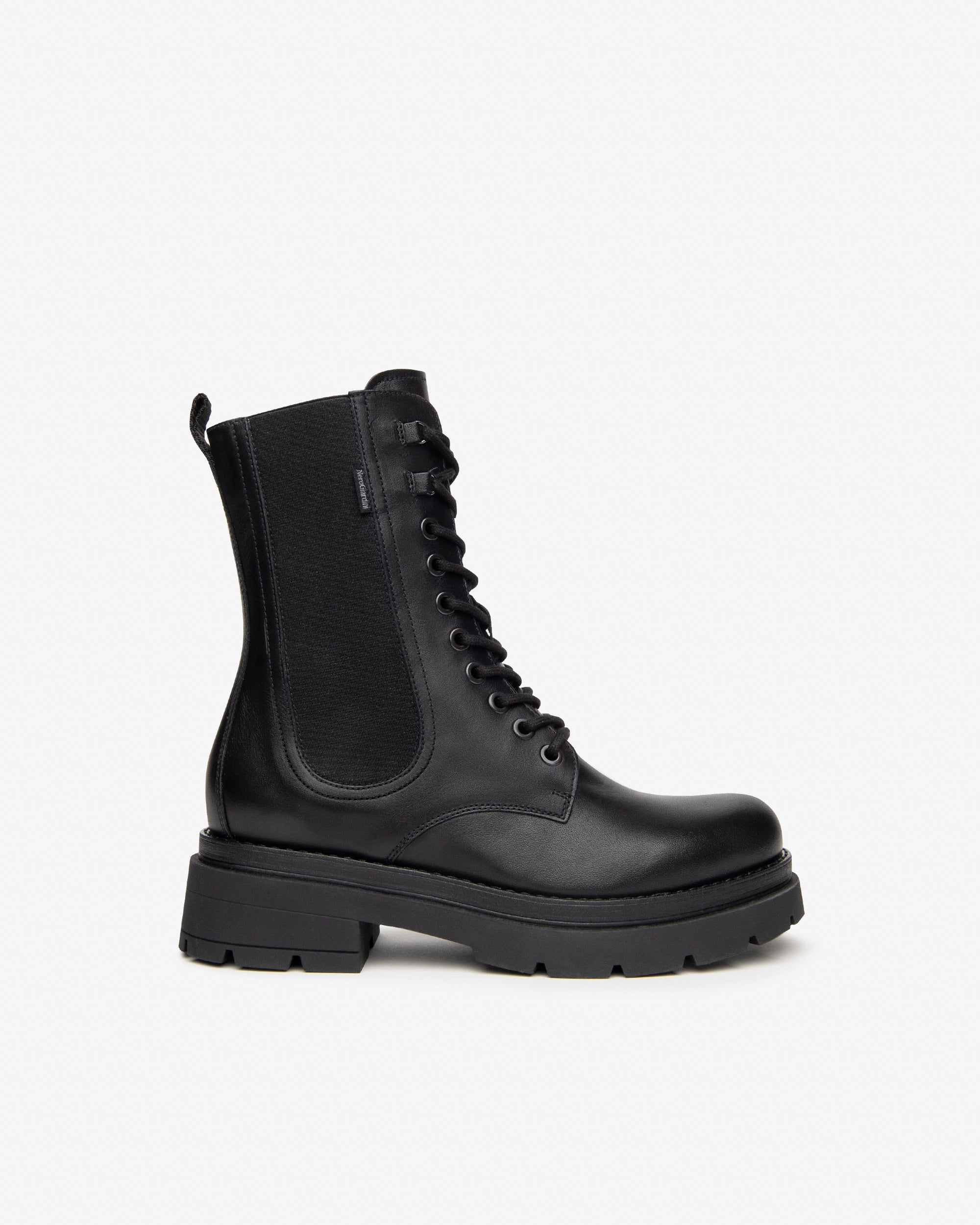 NeroGiardini Bottines motardes femme cuir hiver