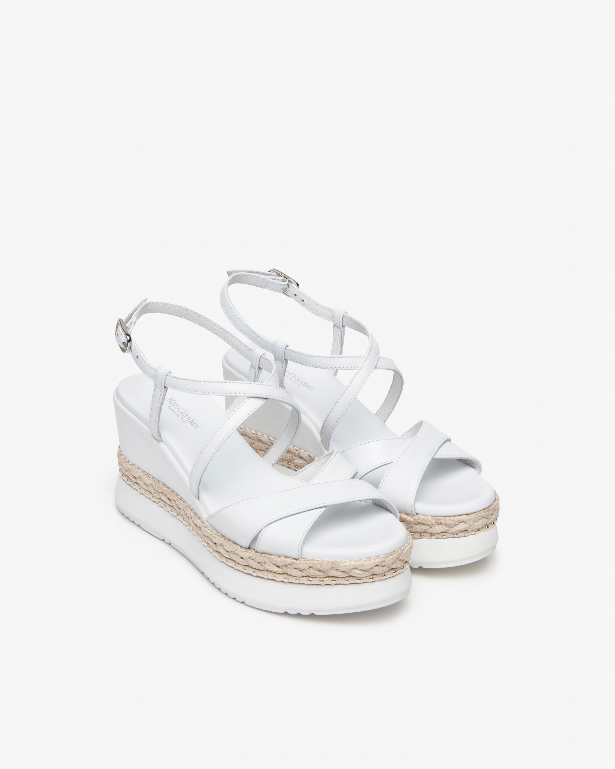 NeroGiardini Sandales femme cuir Made in Italy