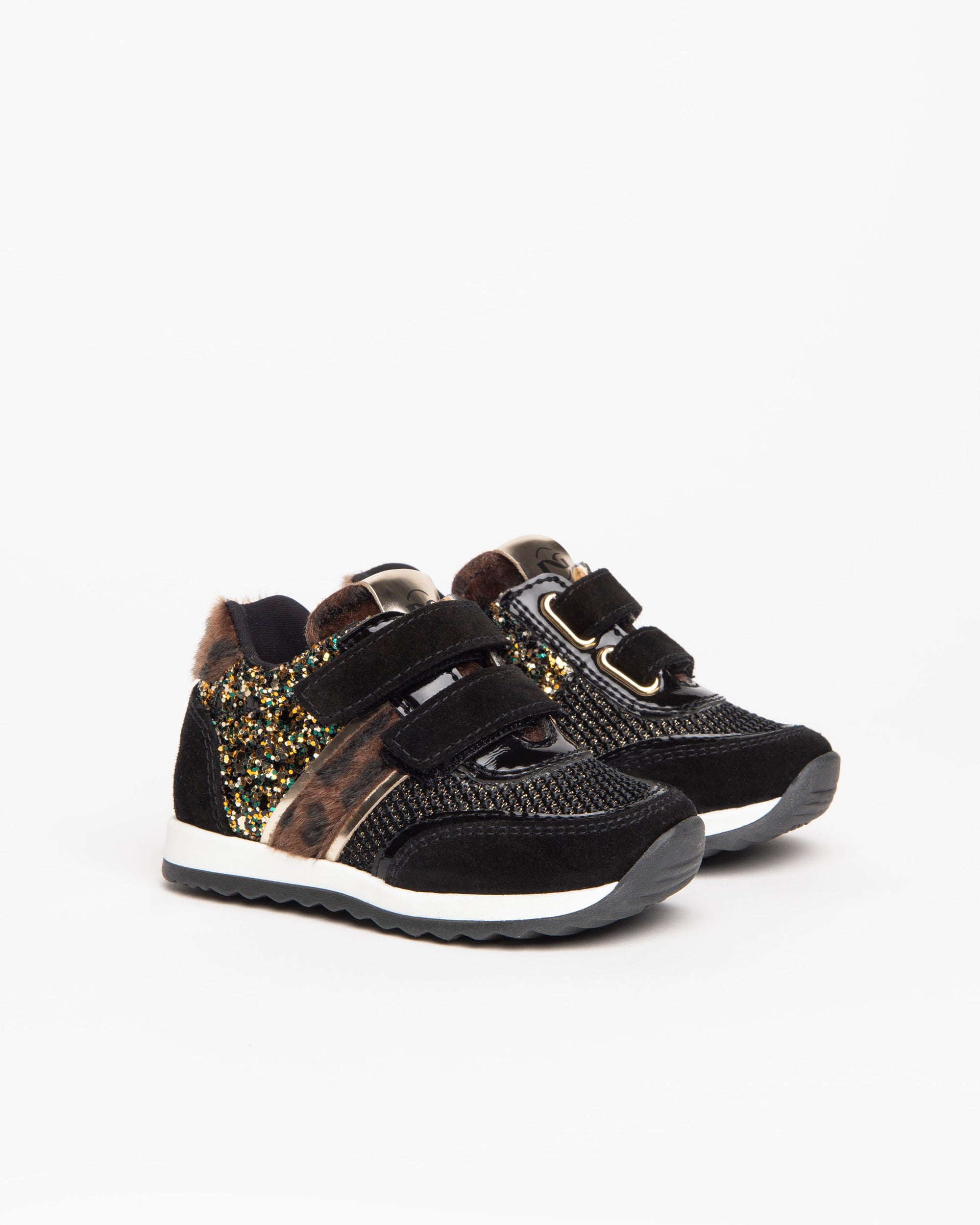NeroGiardini Sneakers Baby Fille Velours Scratch