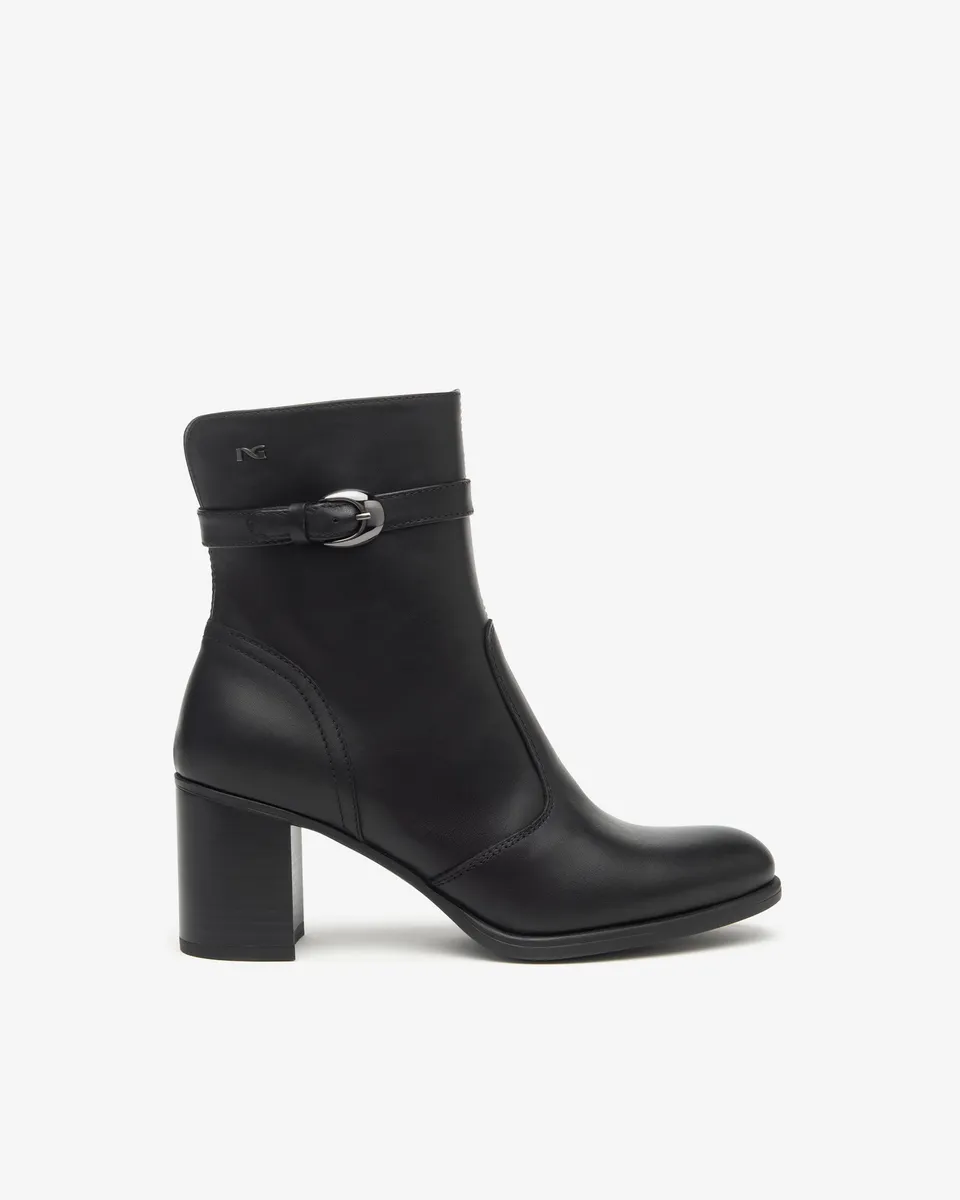 NeroGiardini Bottines Femme en Cuir Confort Hiver