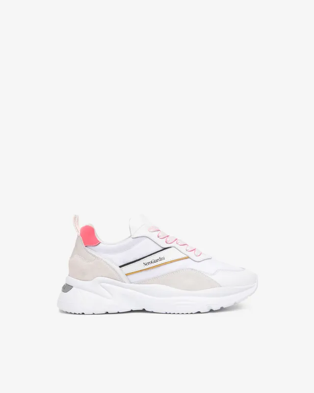 NeroGiardini Sneakers Femme Cuir et Velours Confort