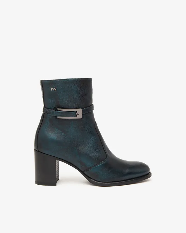 NeroGiardini Bottines boots femme cuir Made in Italy