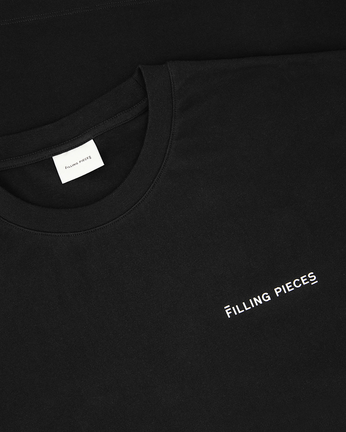 Filling Pieces Boxy t-shirt noir coton bio ample
