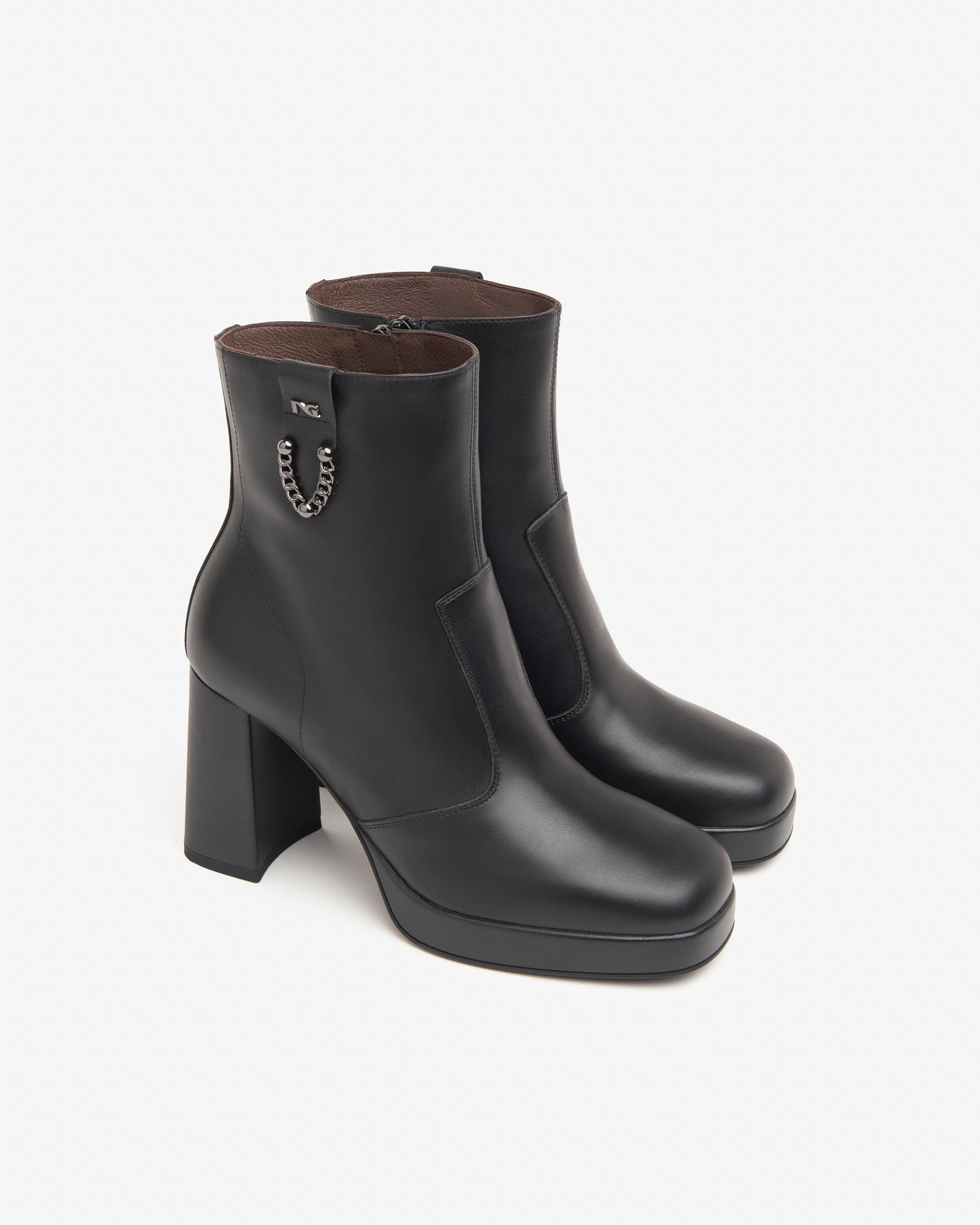 NeroGiardini Bottines femme cuir confort ville