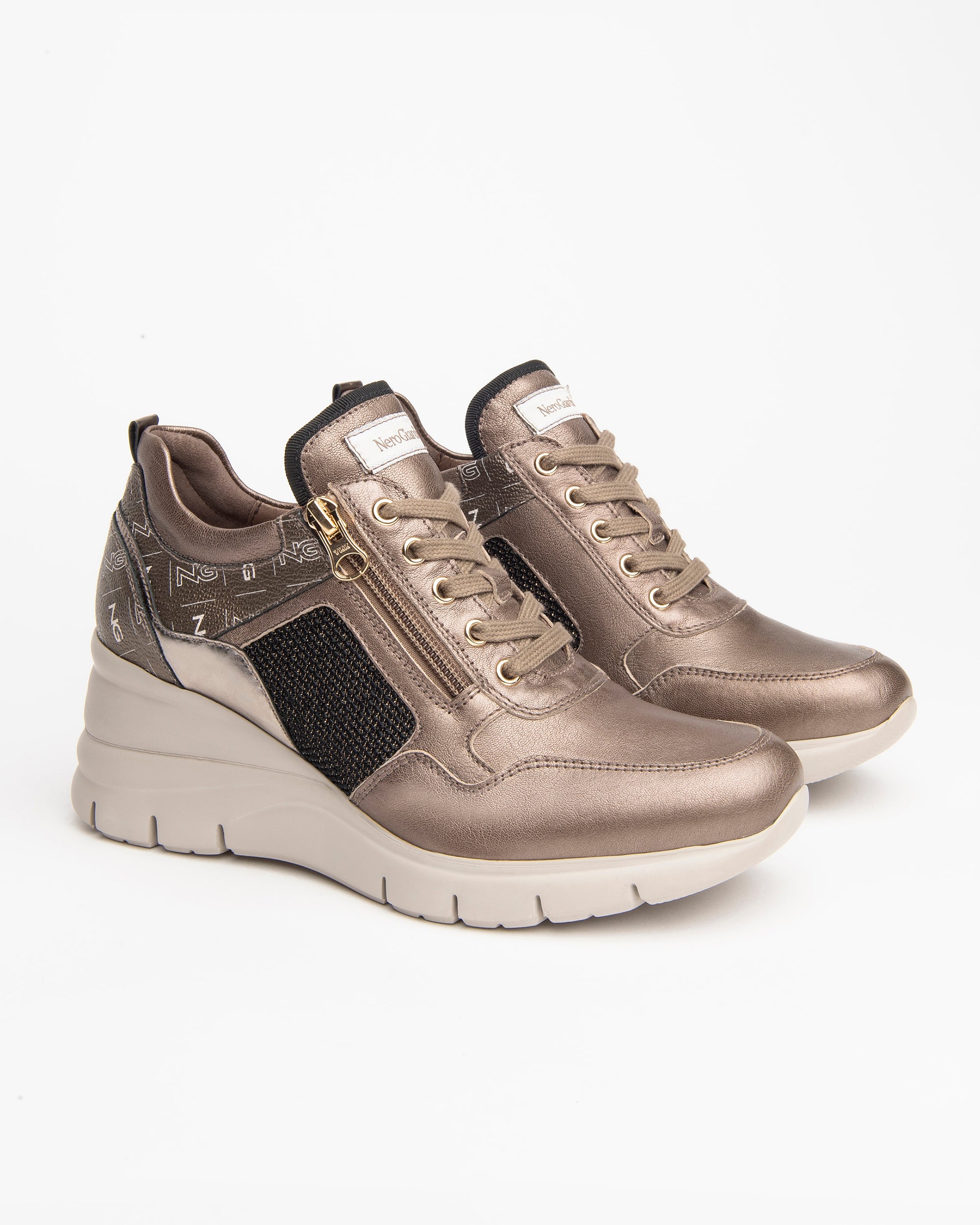 NeroGiardini Sneakers baskets cuir femme DryGo automne hiver