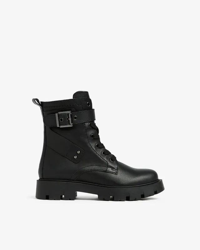 NeroGiardini Bottines bottines fille cuir motardes