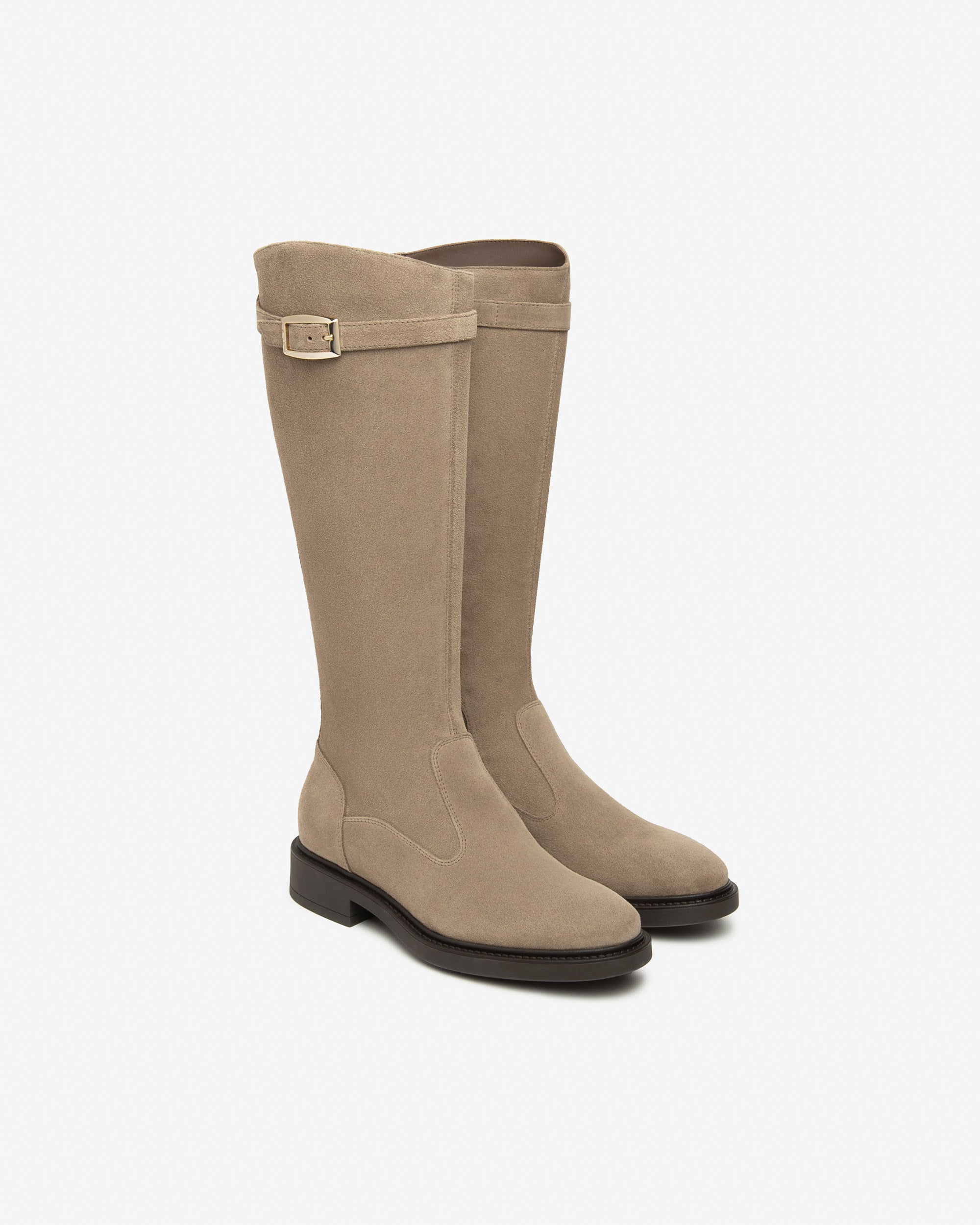 NeroGiardini Bottes Femme Cuir Velours Confort Italie