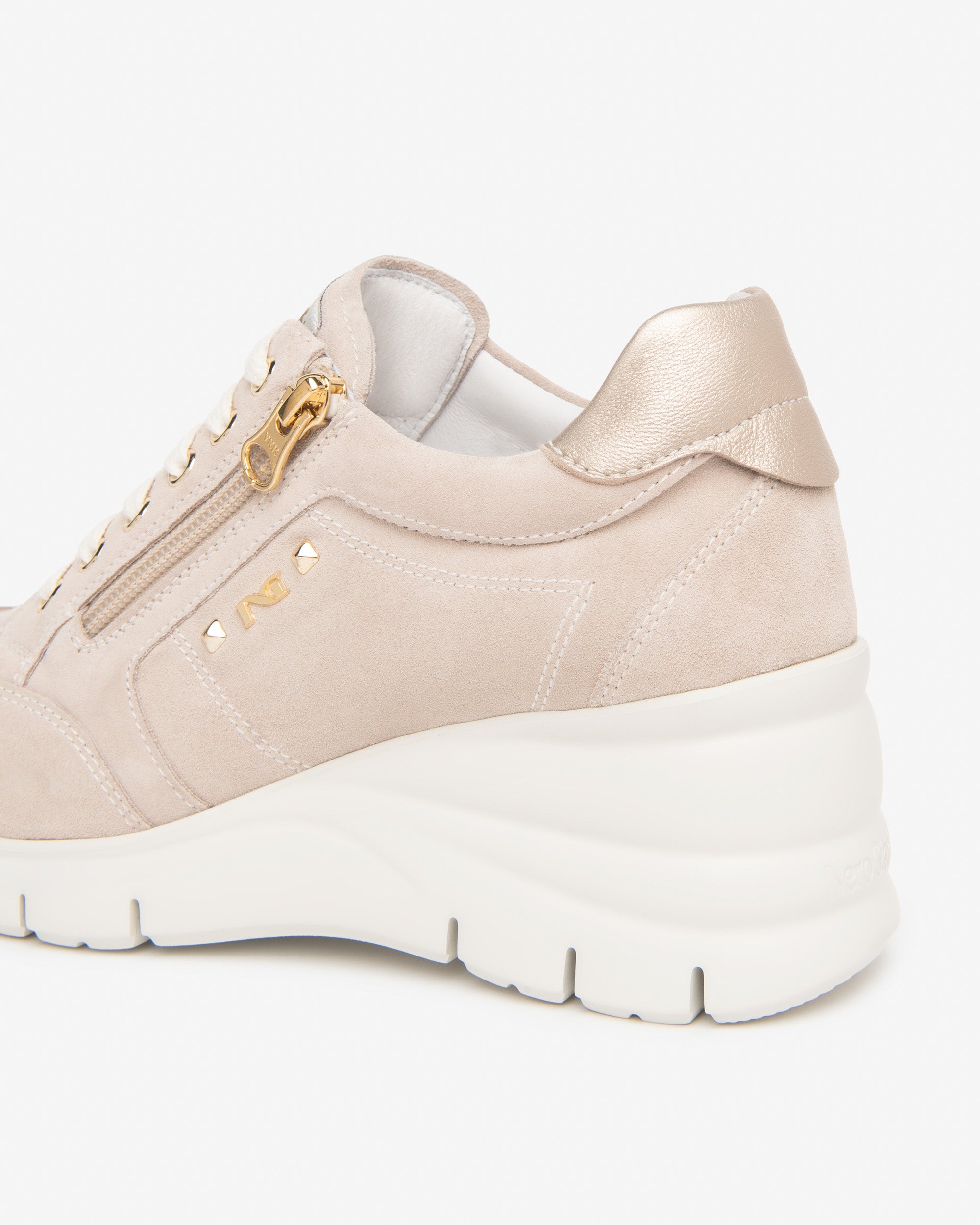 NeroGiardini Sneakers Femme Cuir Velours Été Memory