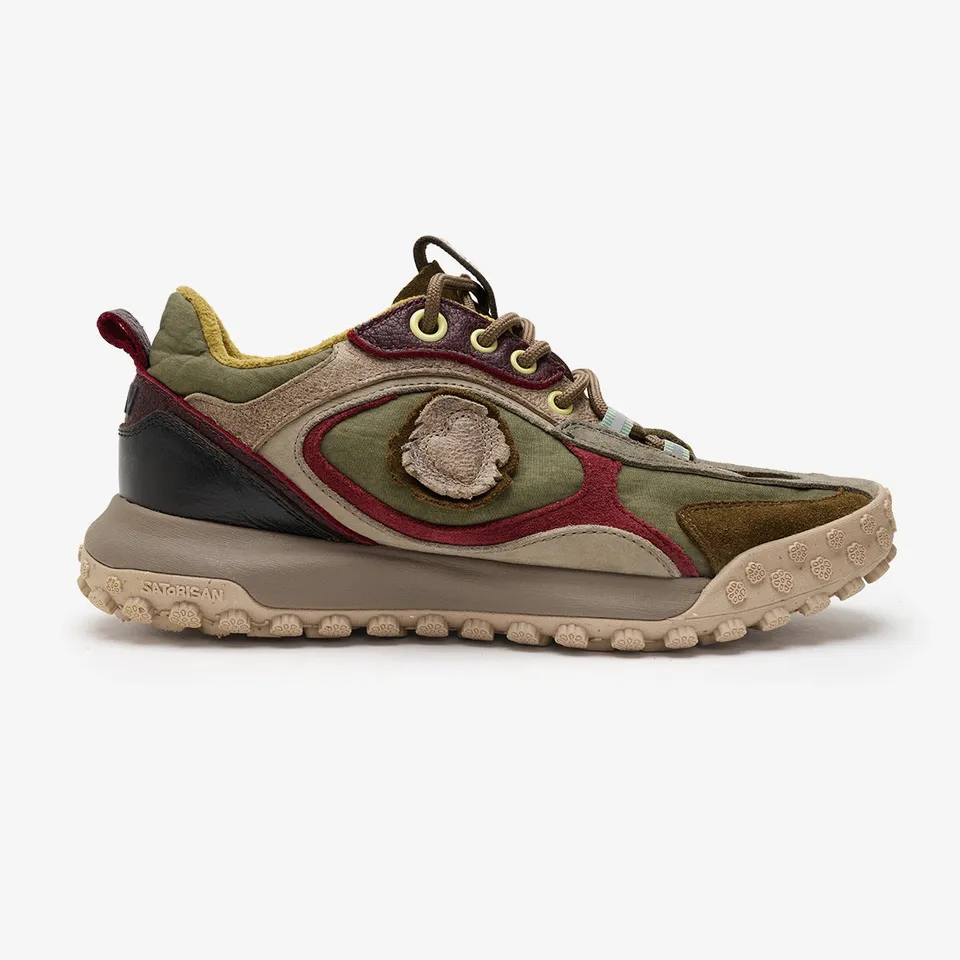 Satorisan Jagube Origin baskets khaki cuir