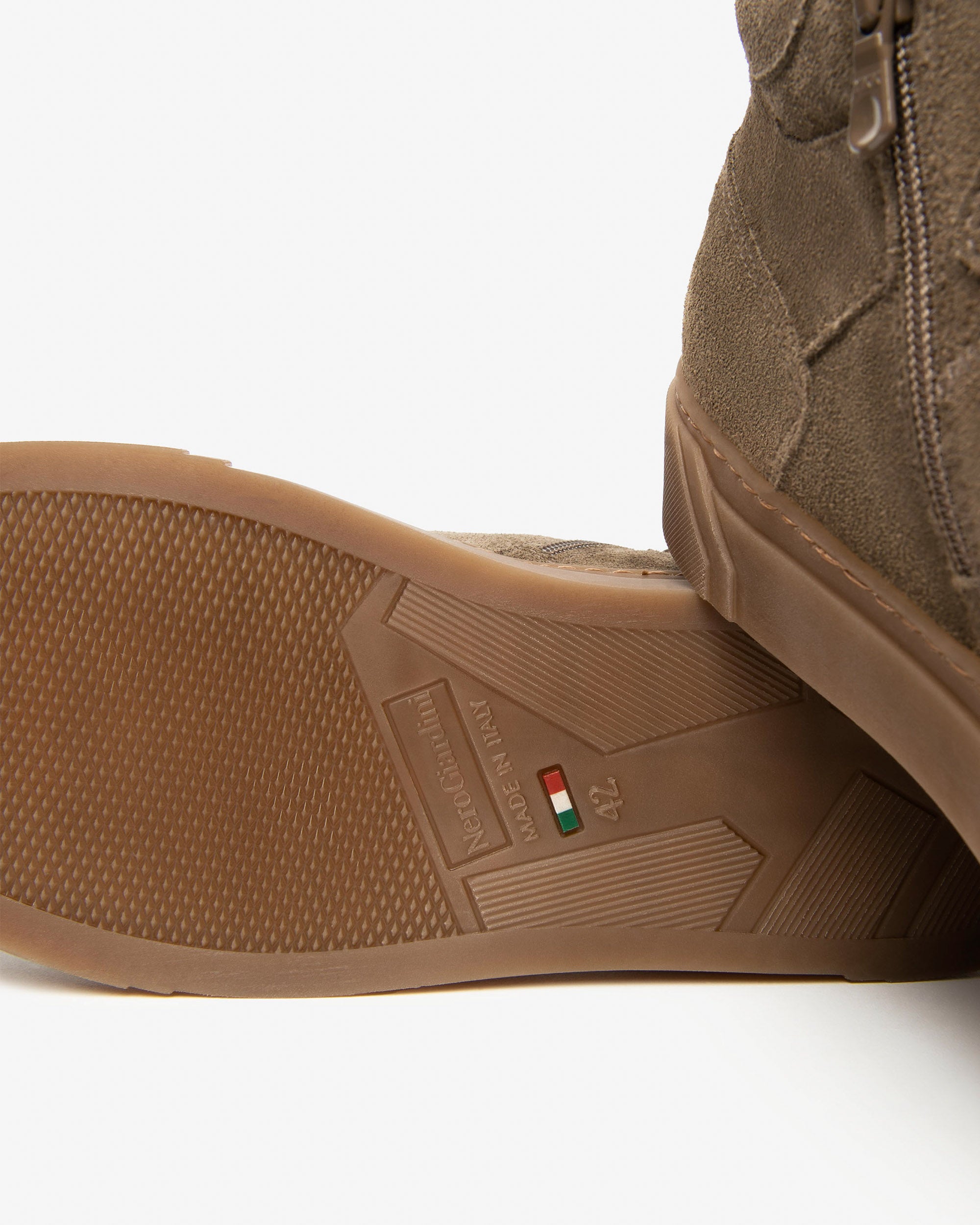 NeroGiardini Sneakers montantes homme cuir velours DryGo