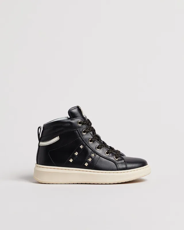 Nerogiardini Sneakers Teen Fille Cuir Baskets Automne-Hiver