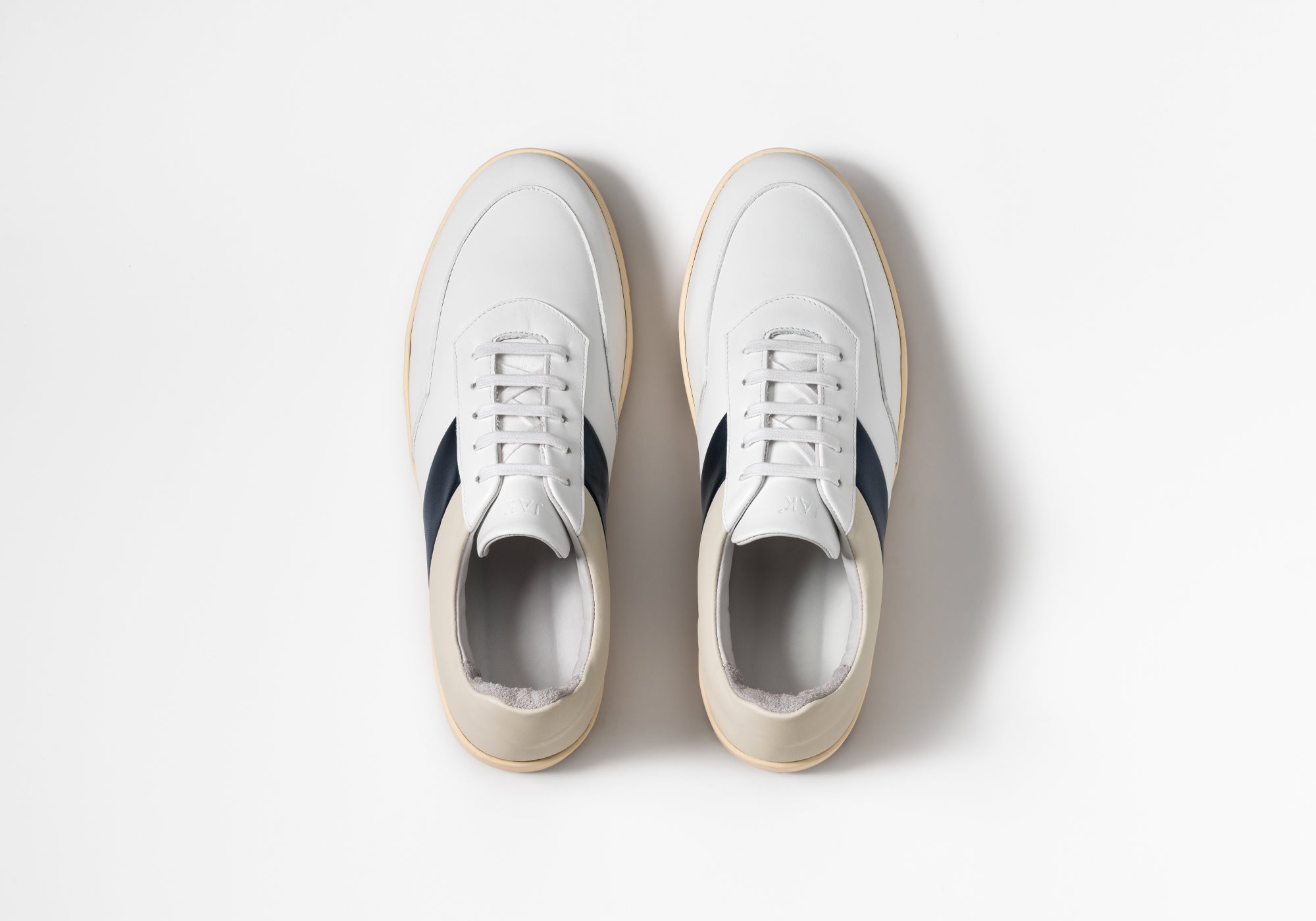 JAK Atlas Low baskets cuir dust blue mixte