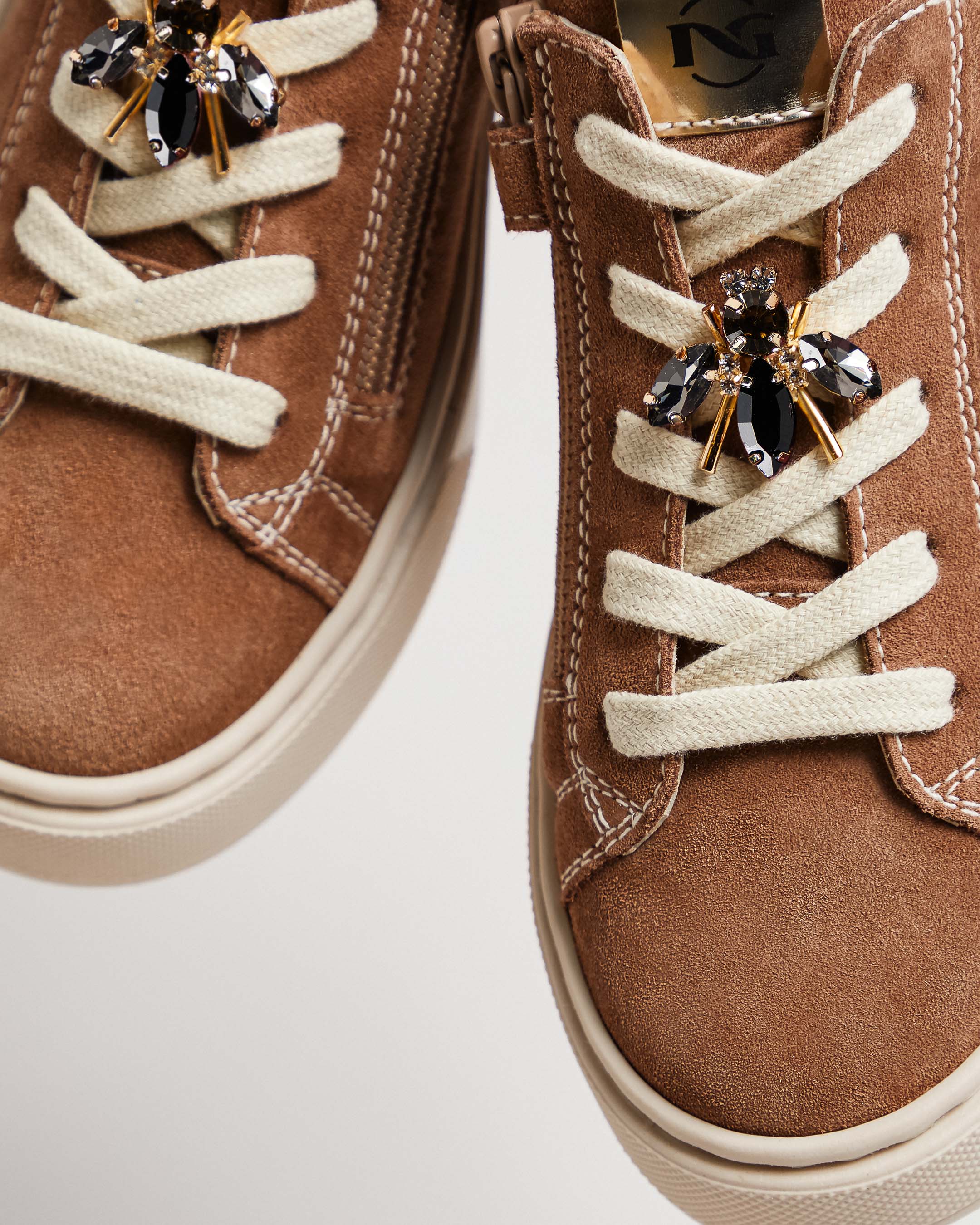 NeroGiardini Sneakers fille cuir velours 31-39