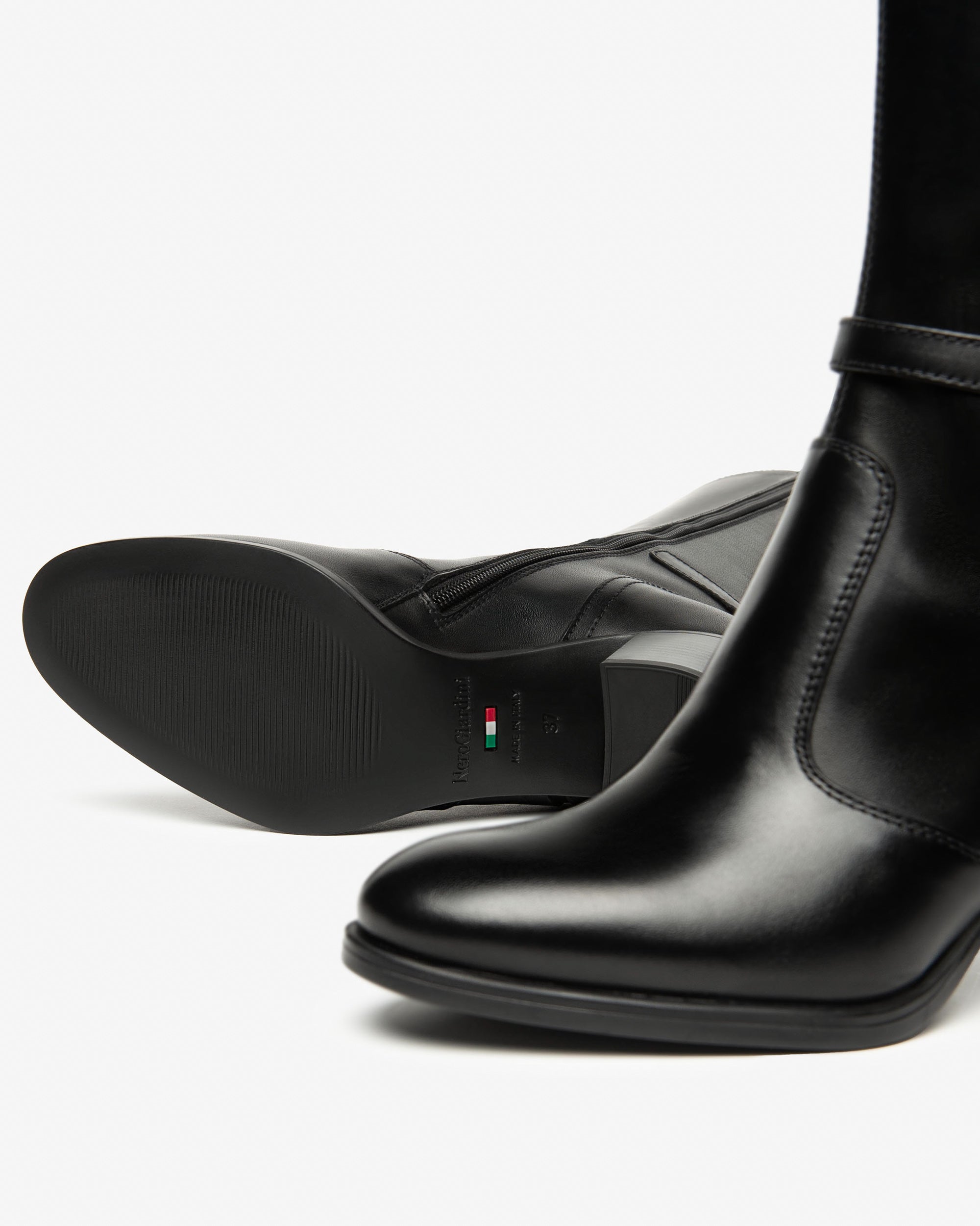 NeroGiardini Bottes Bottes Femme Cuir Hiver 38