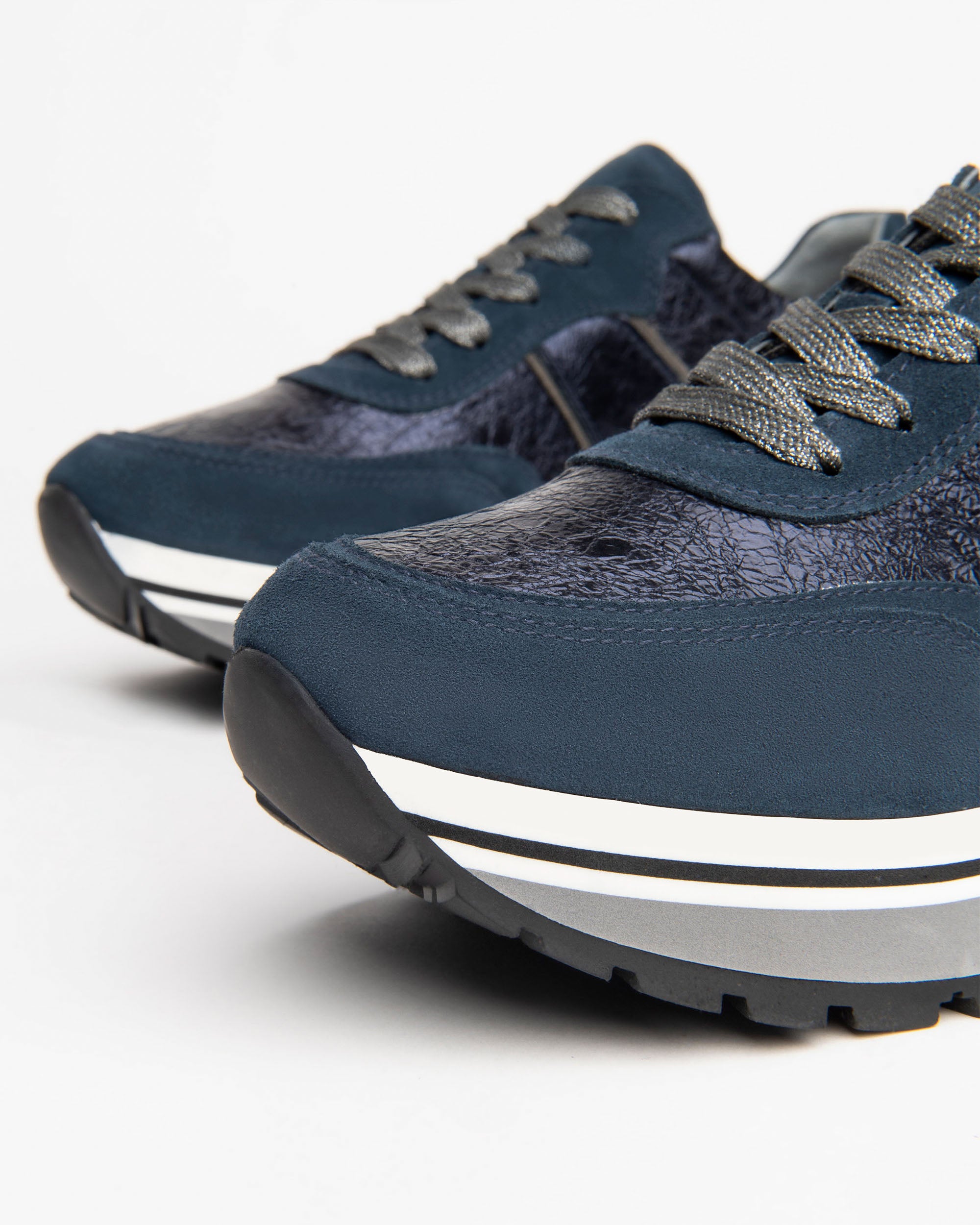 NeroGiardini Sneakers Femme Cuir Velours DryGo