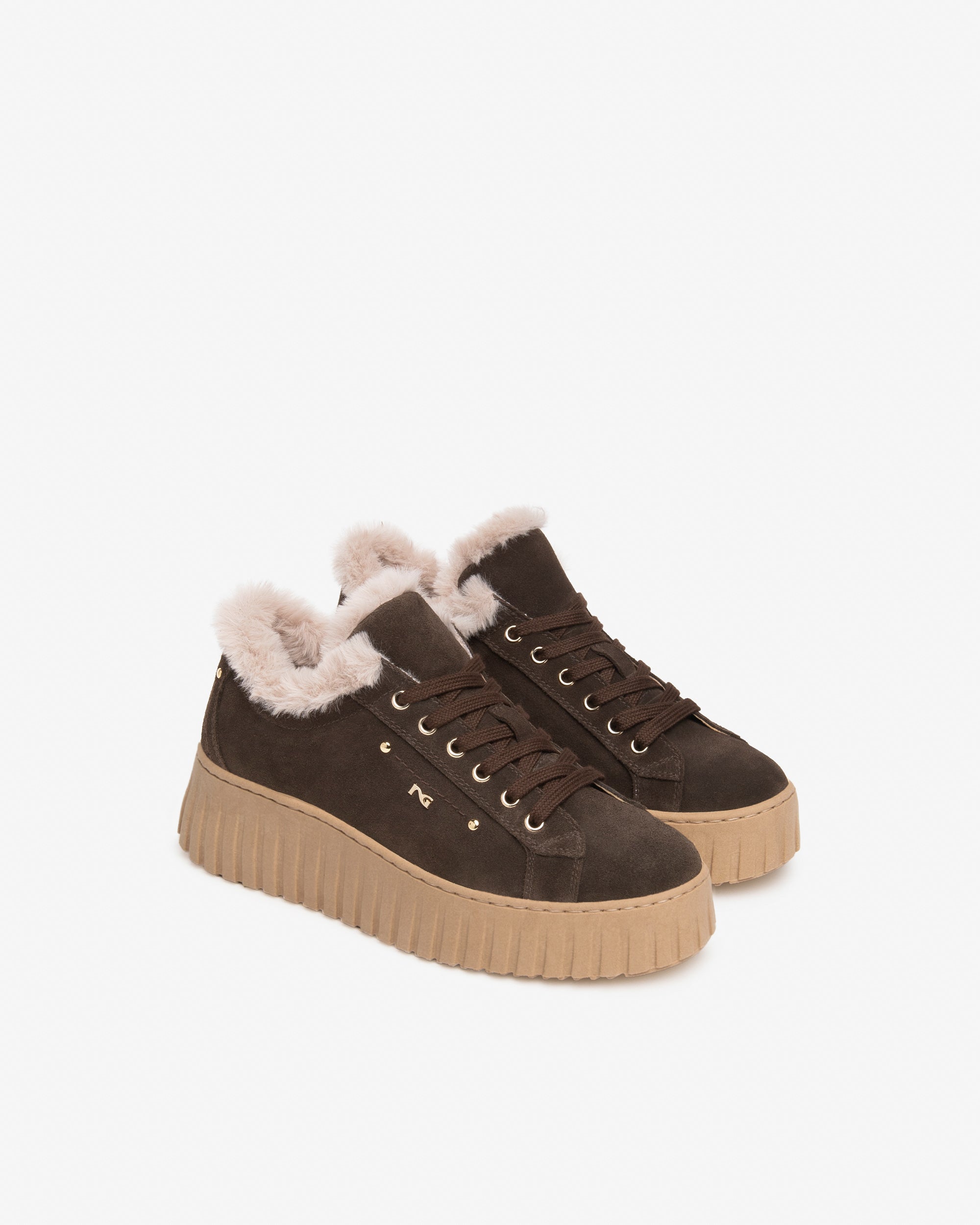 Nerogiardini Sneakers Femme Daim Plateforme 50 mm