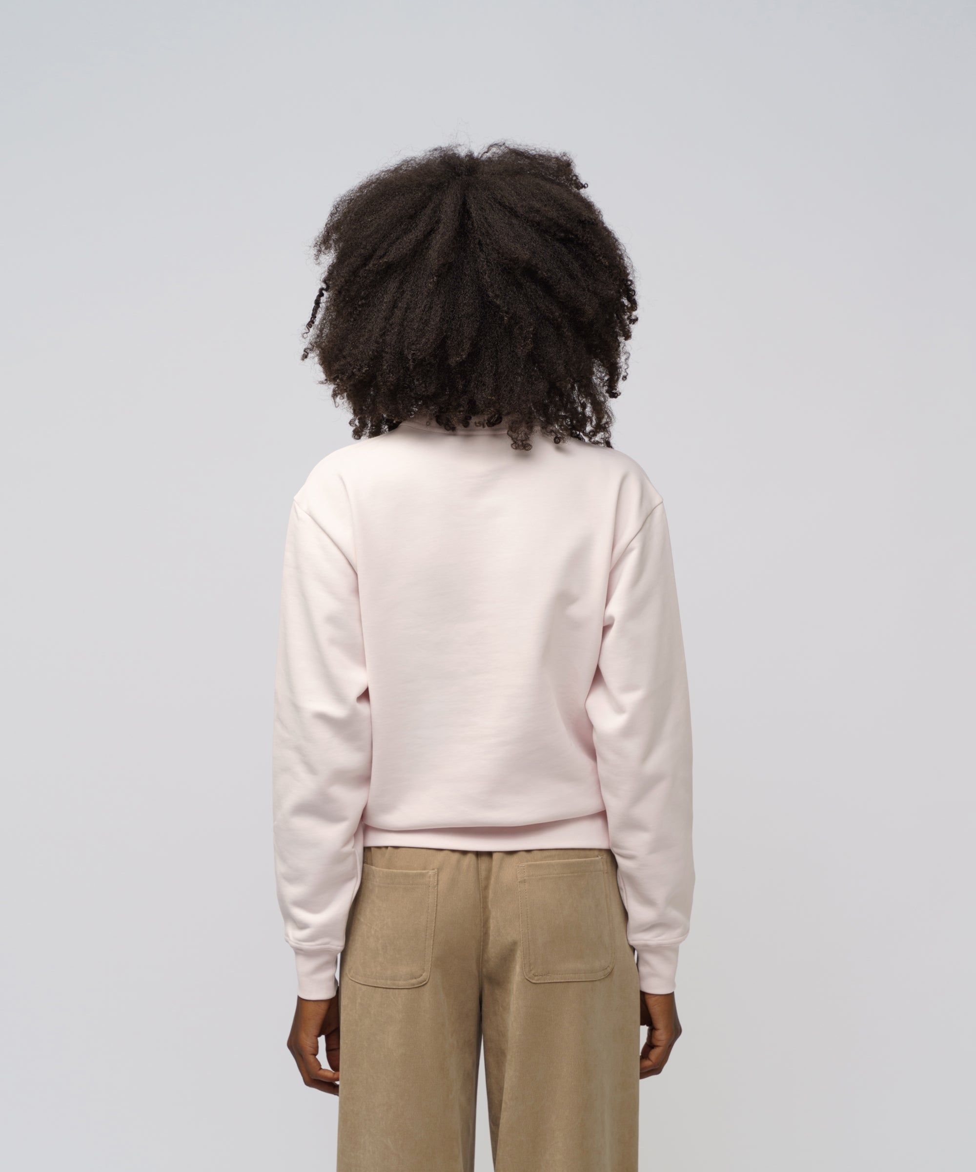 JAK Sweatshirt 01 sweatshirt Mauve coton bio 360 g