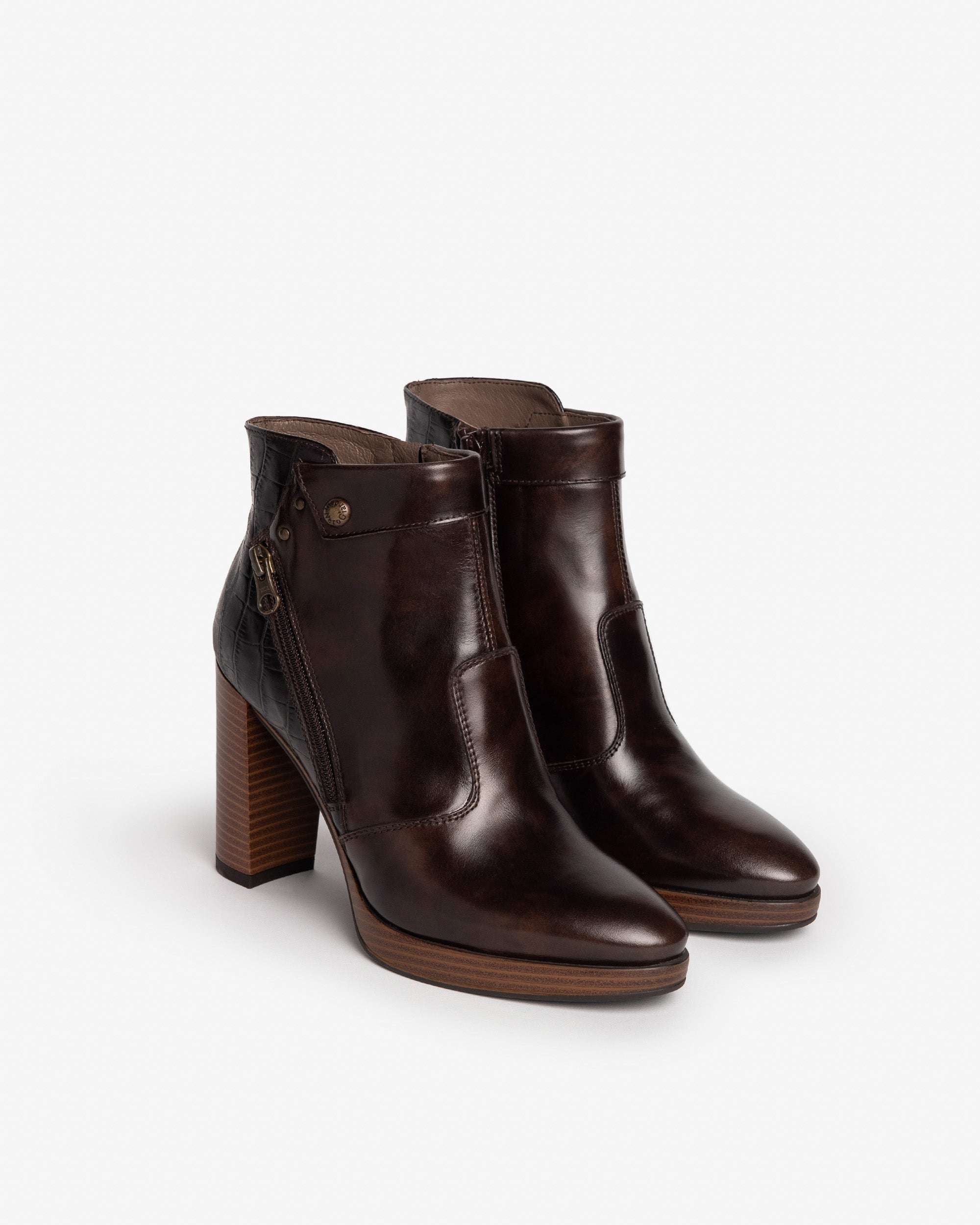 Nerogiardini Bottines Femme en Cuir Automne-Hiver Italie