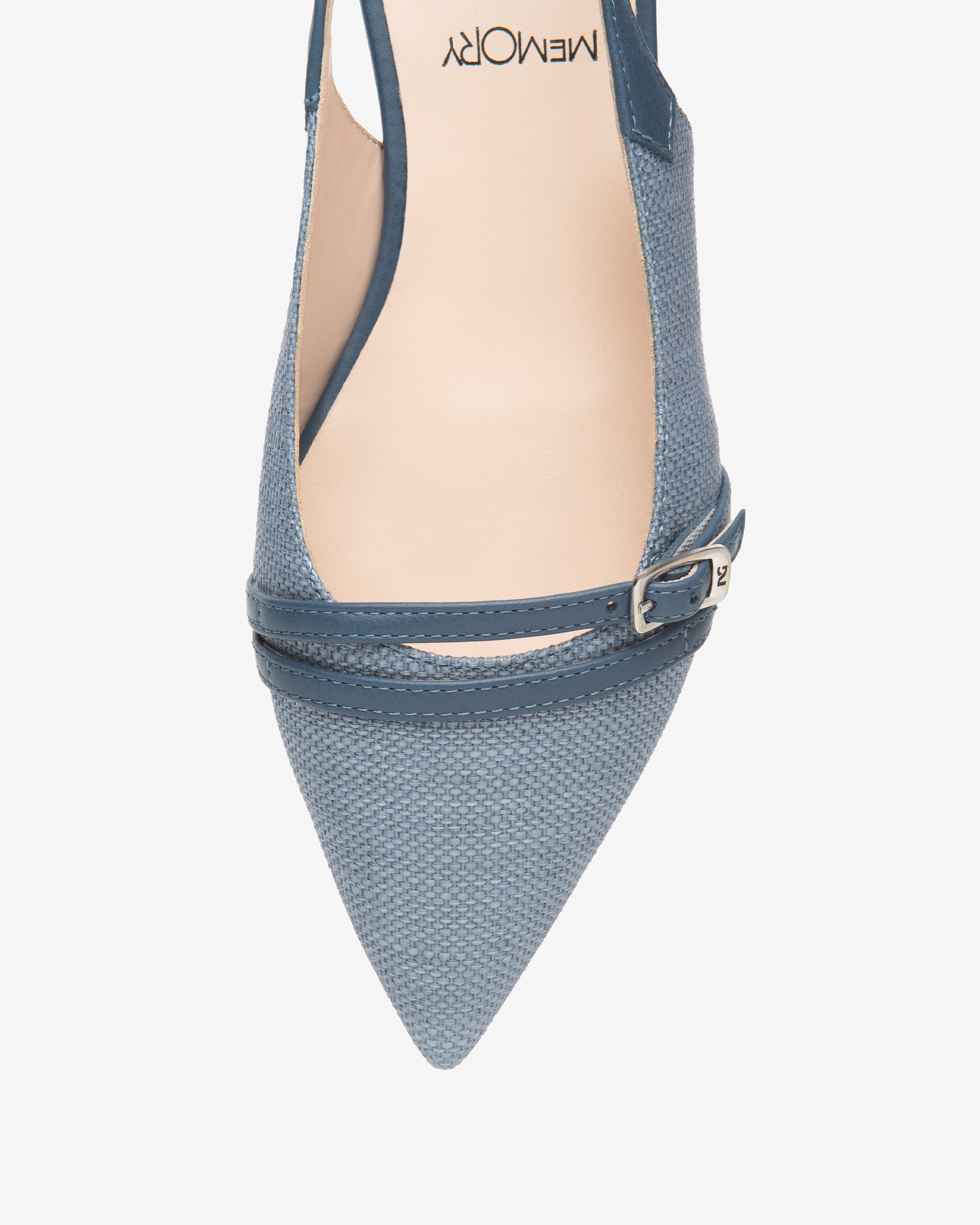 NeroGiardini Slingbacks femme tissu et cuir confort