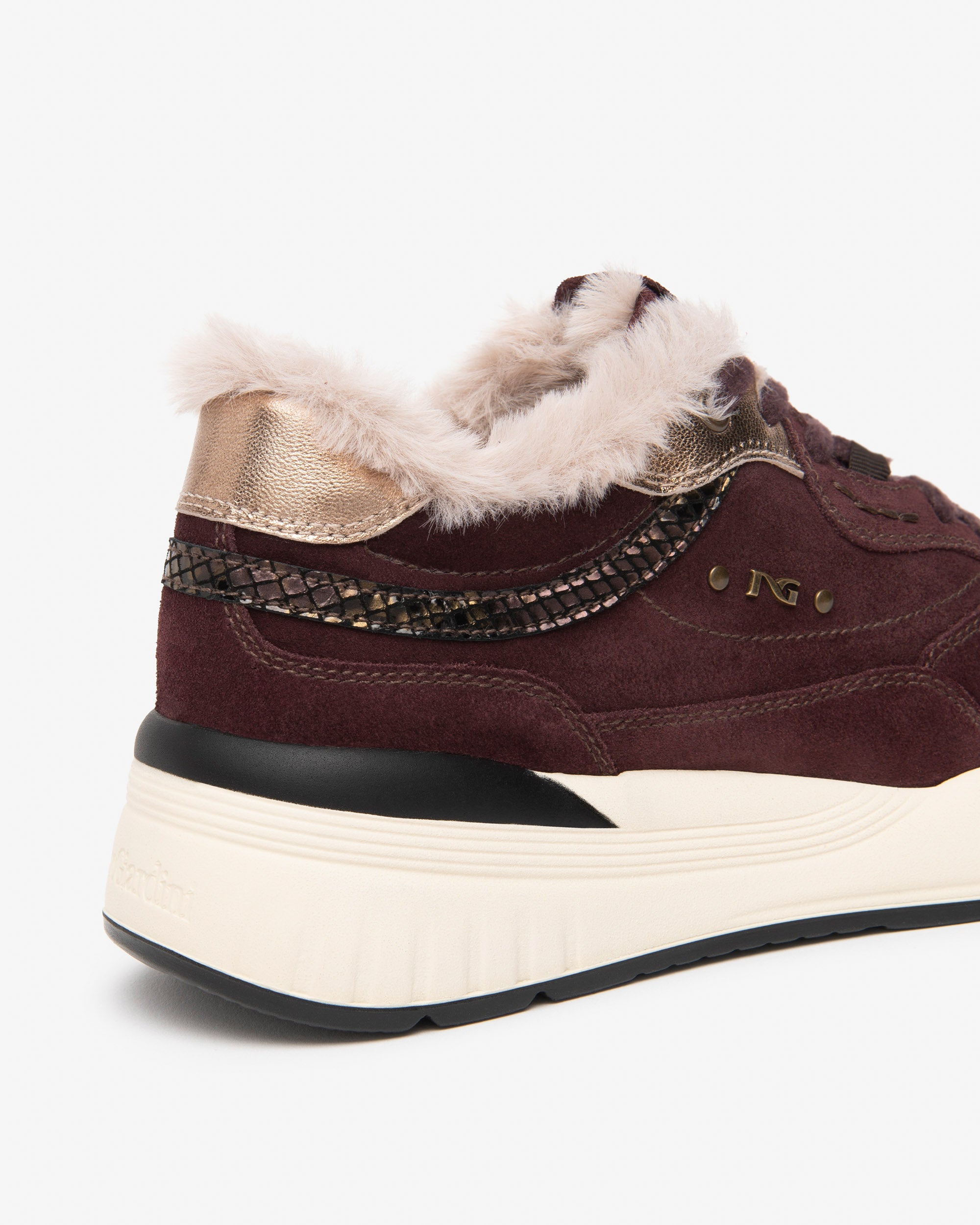 NeroGiardini Sneakers sneakers femme daim semelle 60 mm pointure 38