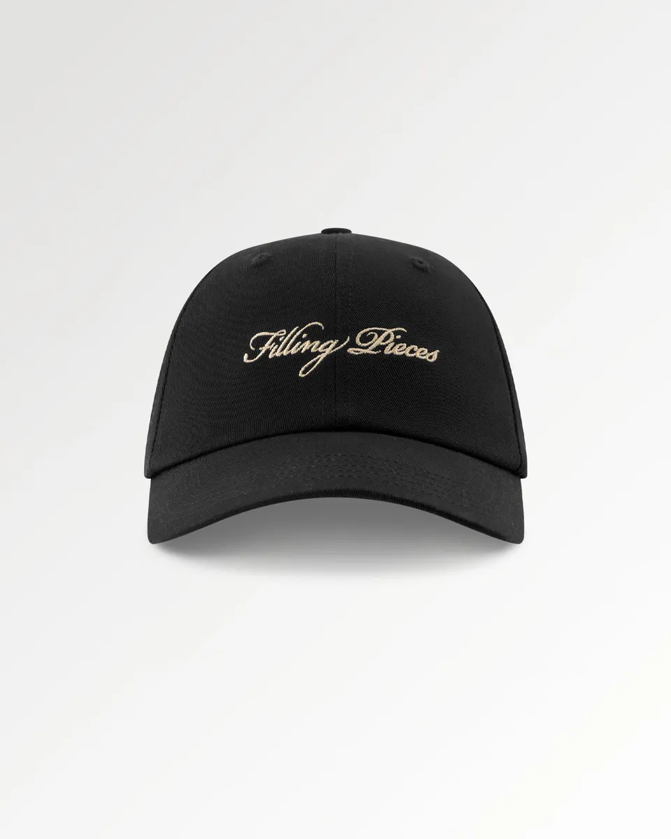 Filling Pieces Script Casquette noire réglable taille unique