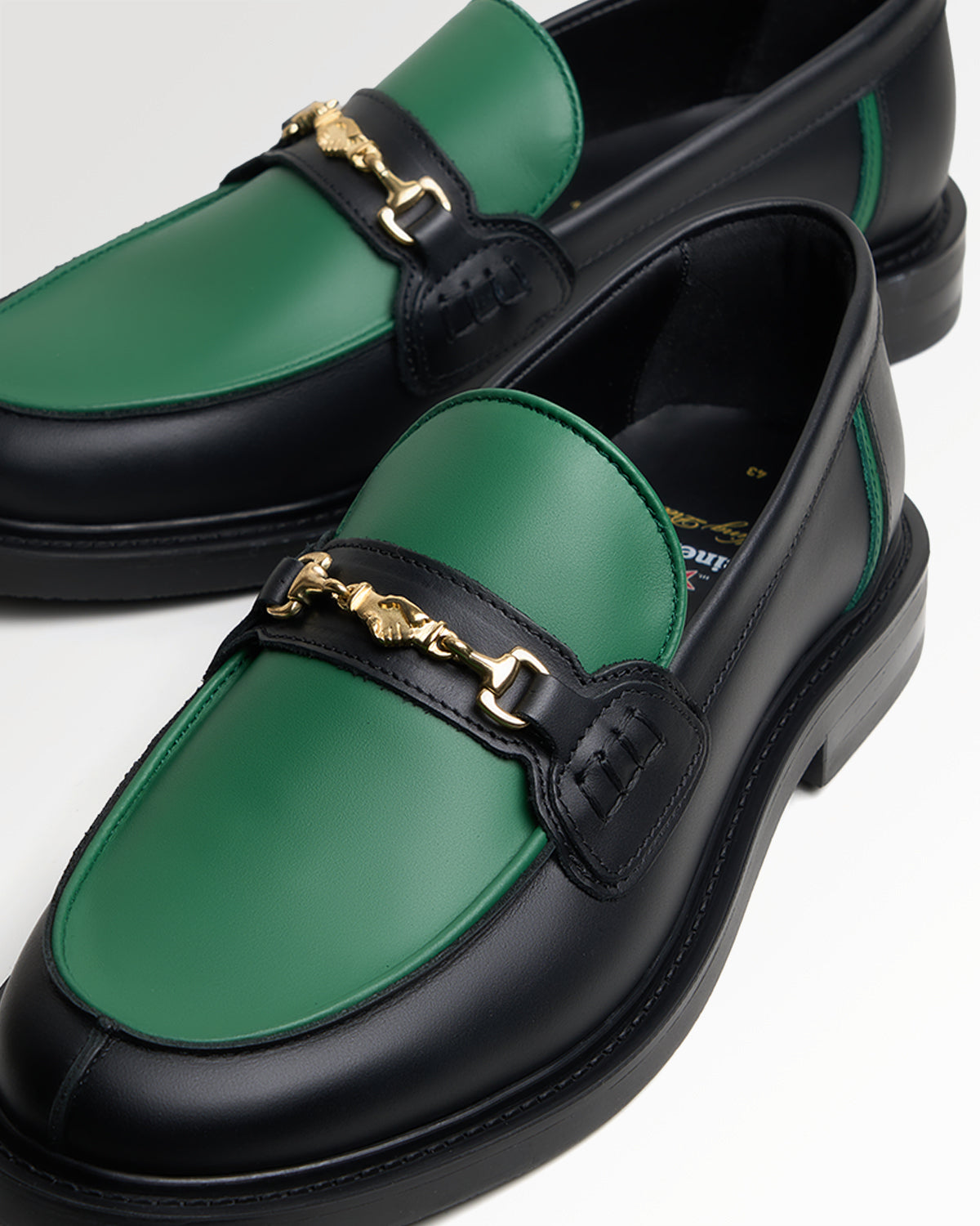 Filling Pieces Loafer Heineken Nappa Green mocassin vert cuir