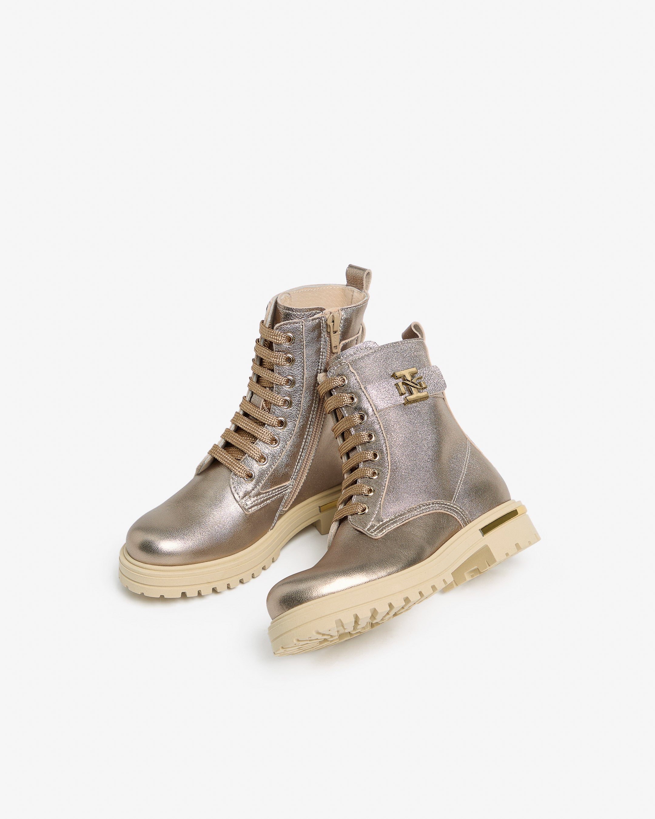NeroGiardini Bottines Motardes Fille Cuir Semelle Légère
