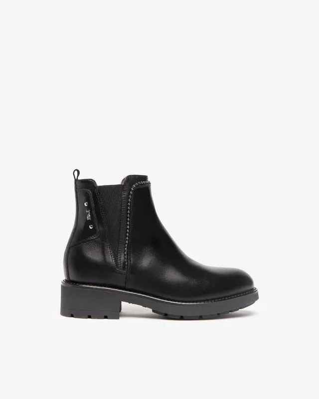 NeroGiardini Bottines Chelsea Femme Cuir Italie