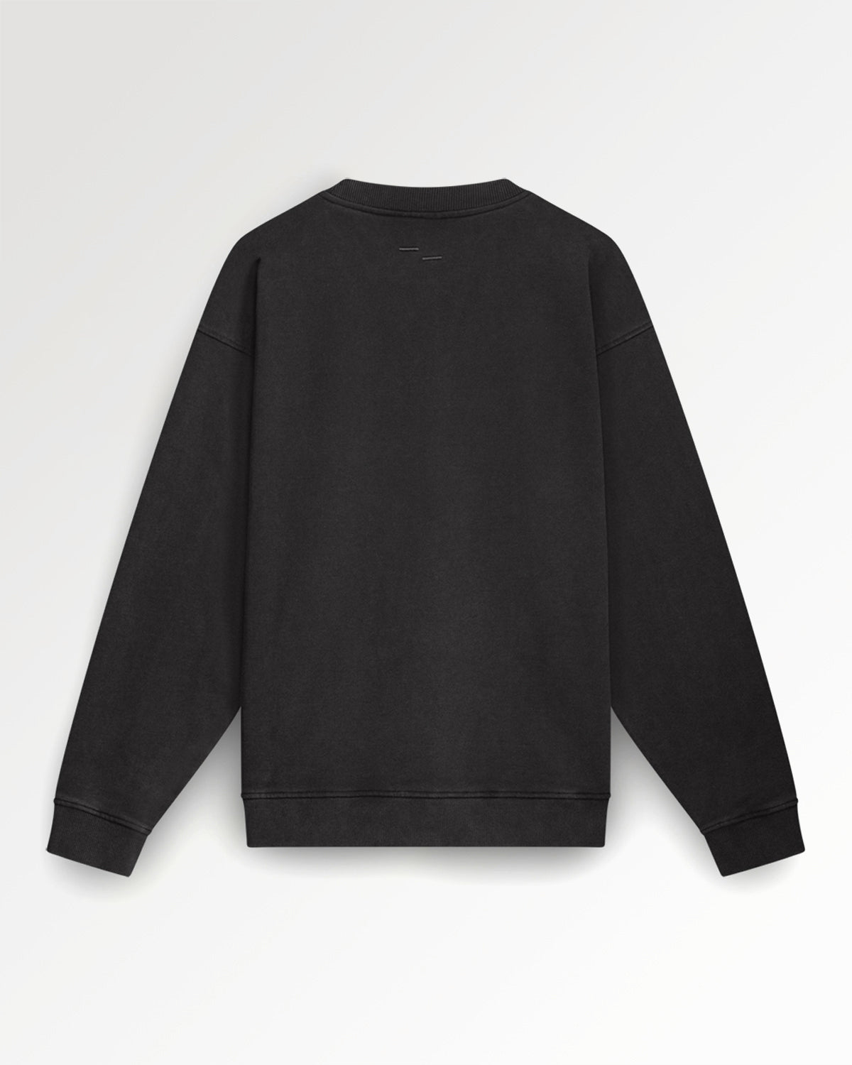 Filling Pieces Boxy Embroidered sweat Vintage Black coton