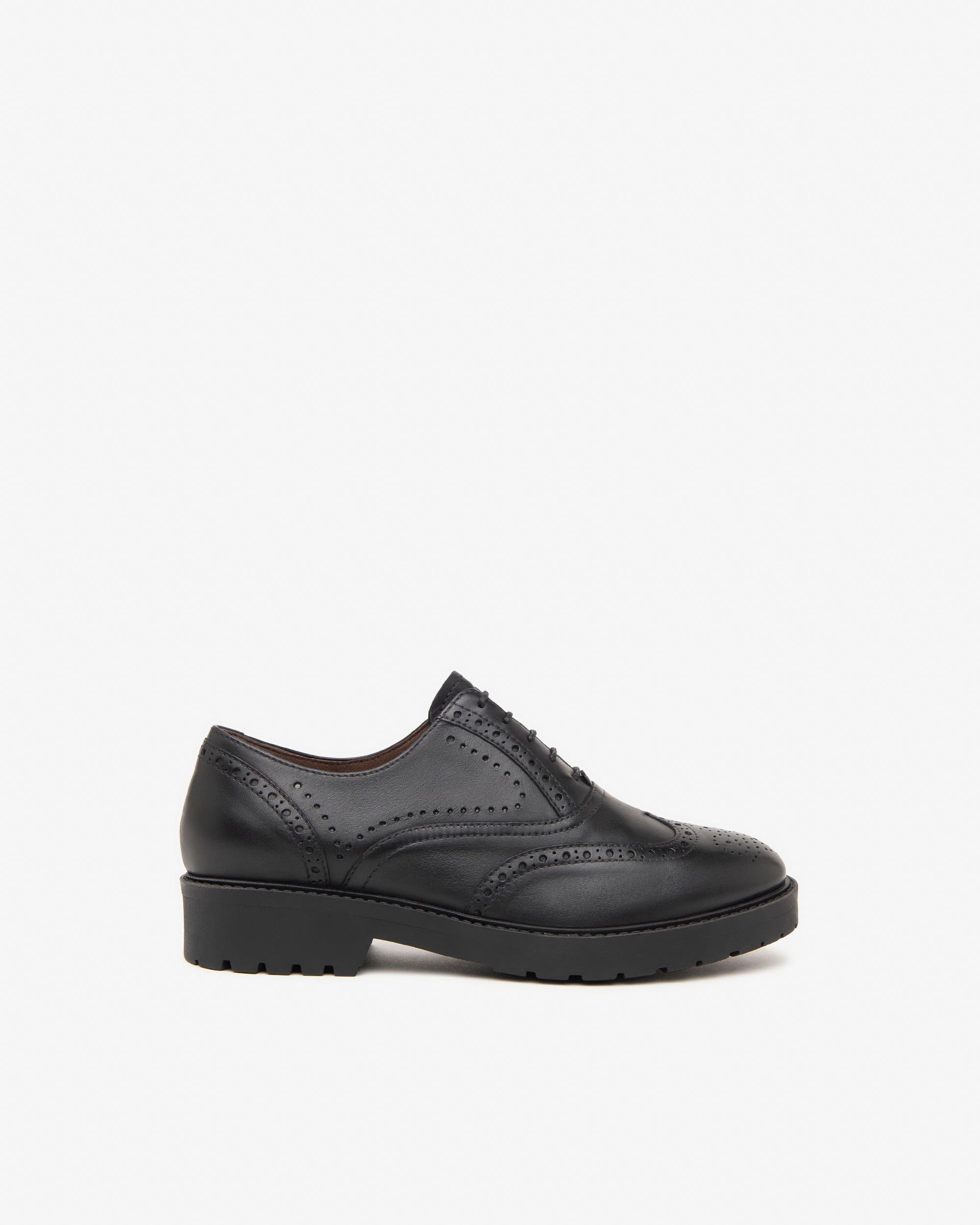 NeroGiardini Chaussures Lacets Femme Cuir Brogue 35mm