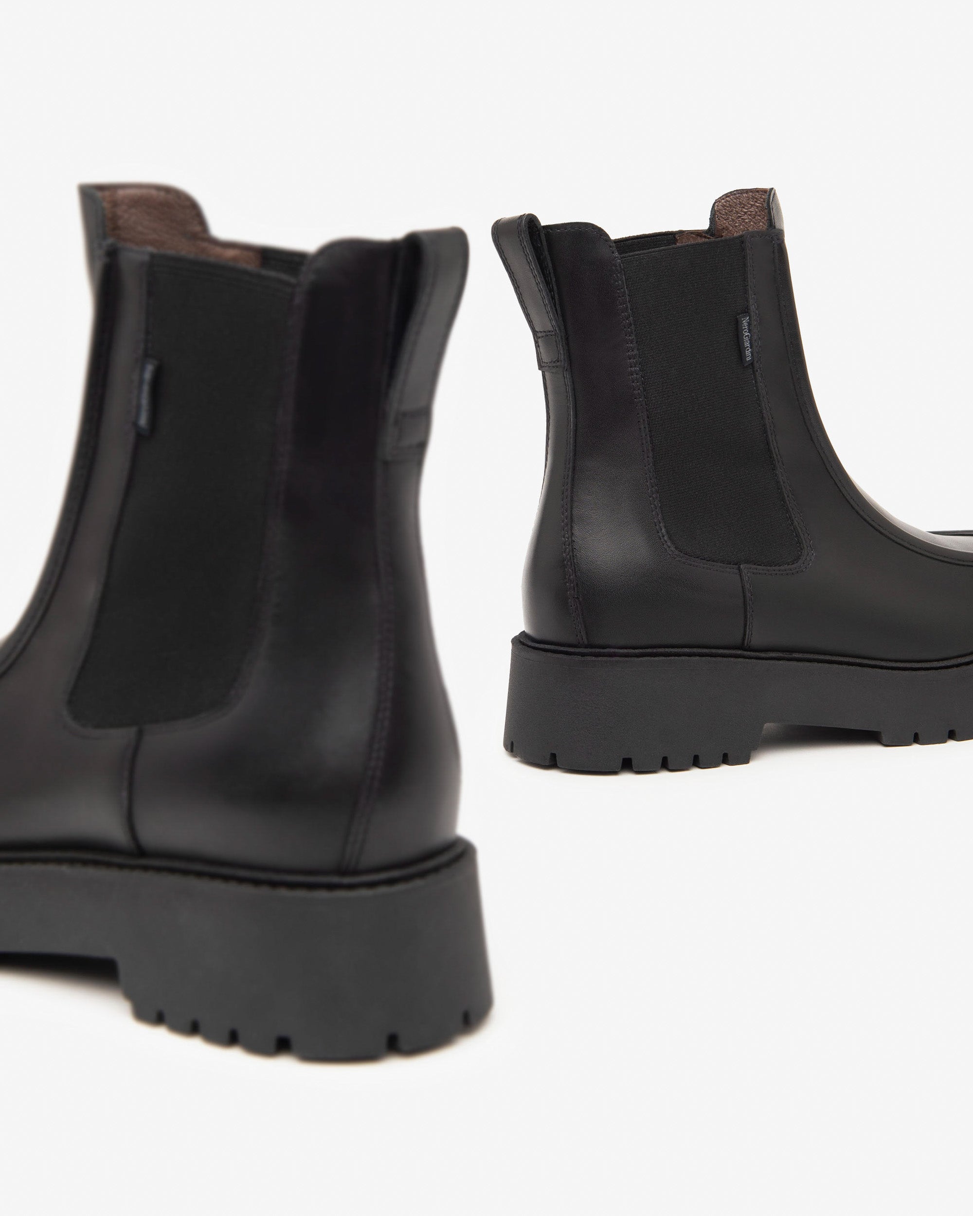 NeroGiardini Chelsea bottines cuir femme noir