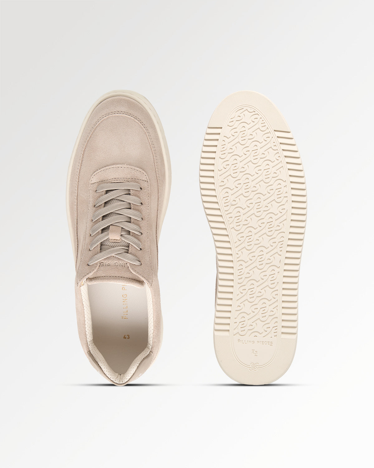 Filling Pieces Mondo Suede Pure sneakers daim unisexe