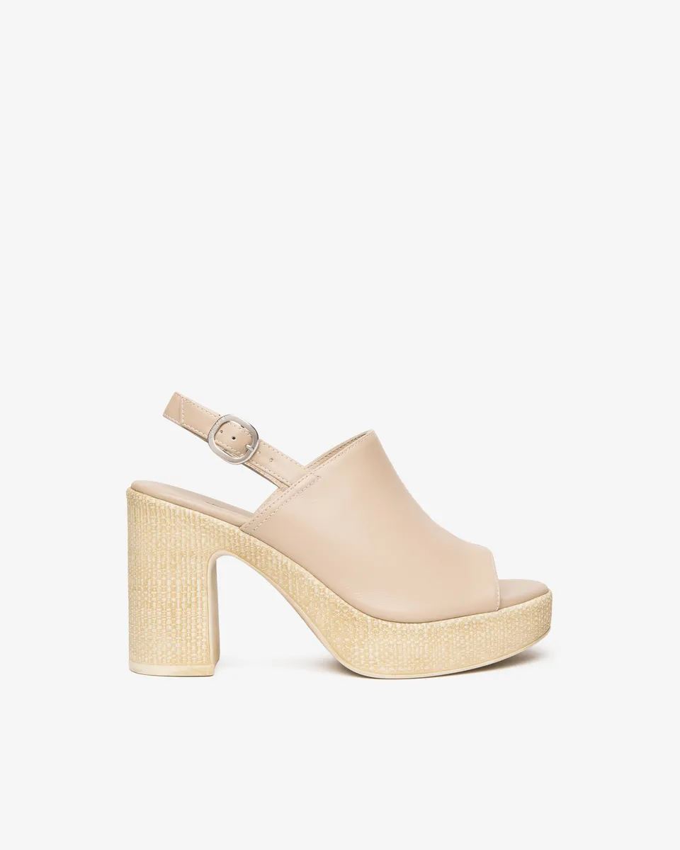 NeroGiardini Sandales Femme en Cuir Sandales cuir Italie