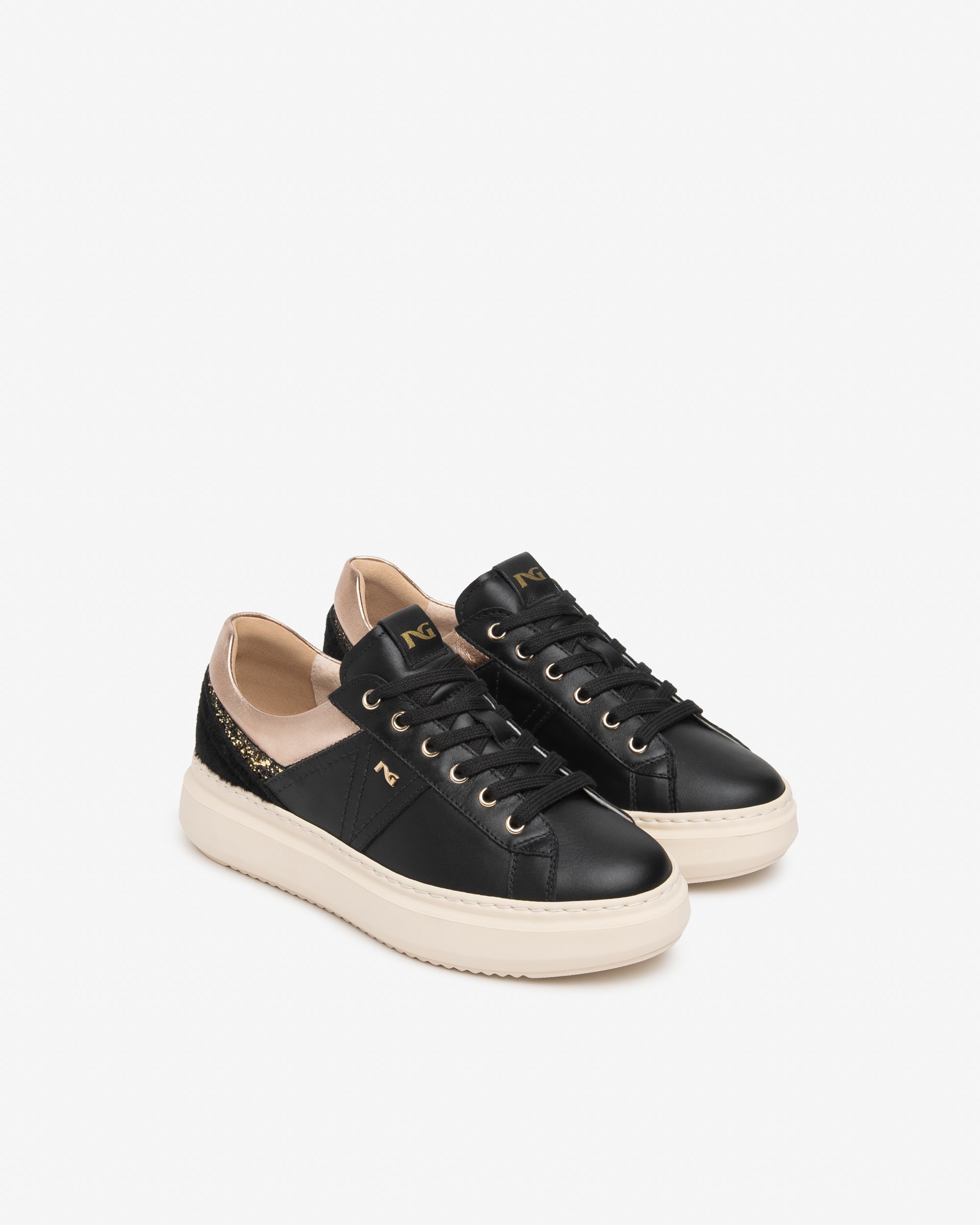 NeroGiardini Sneakers Femme Cuir Plateforme 40 mm
