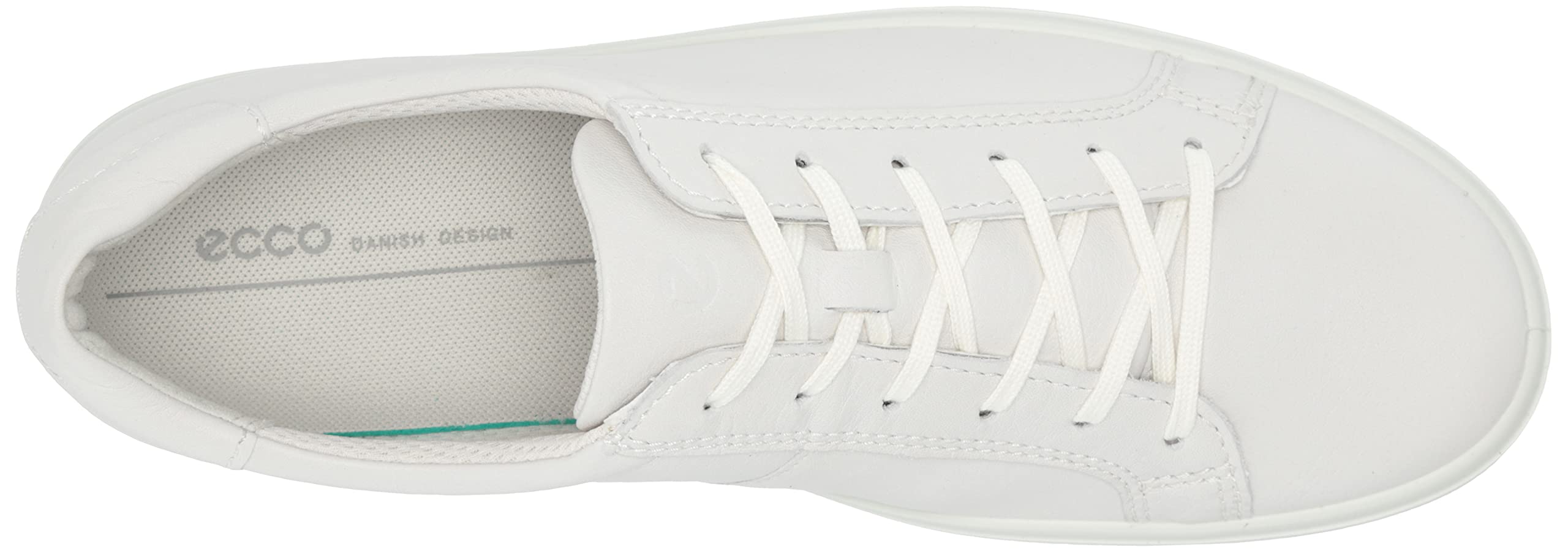 ECCO SOFT 7 Classic basket femme blanche lacets contrastés