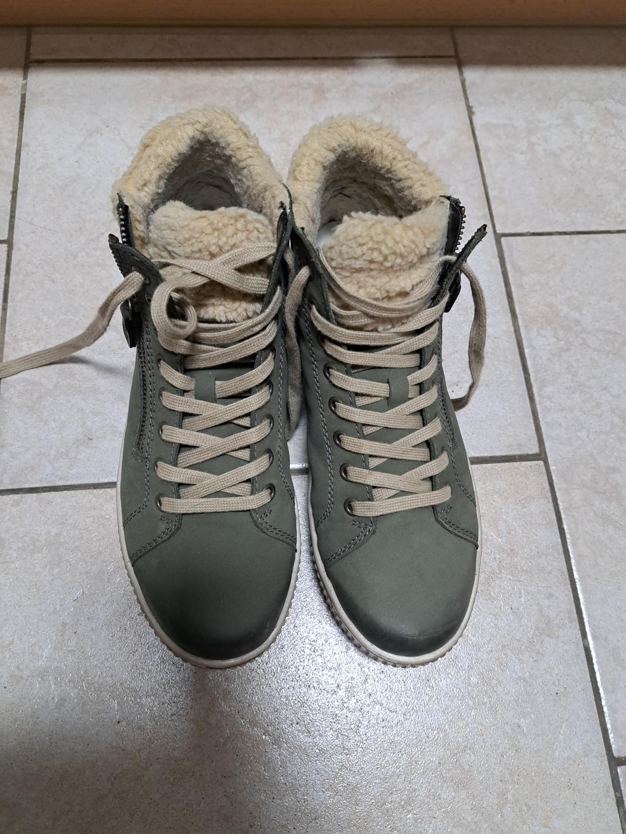 Remonte D0770 Chaussures à Lacets Vertes remonteTEX